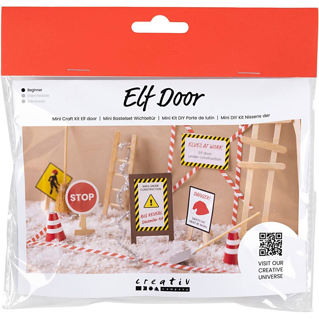 creativ company Adventskalender Creativ Company DIY Sets Miniaturen Mini Kreativ Set Wichteltür, Im...