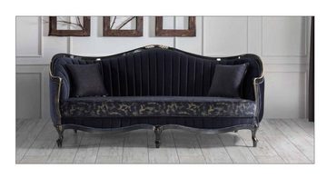 JVmoebel Wohnzimmer-Set Luxus Sofagarnitur 3+1+1 Sitz Couchtisch Sofas Sessel Stoff 4tlg.