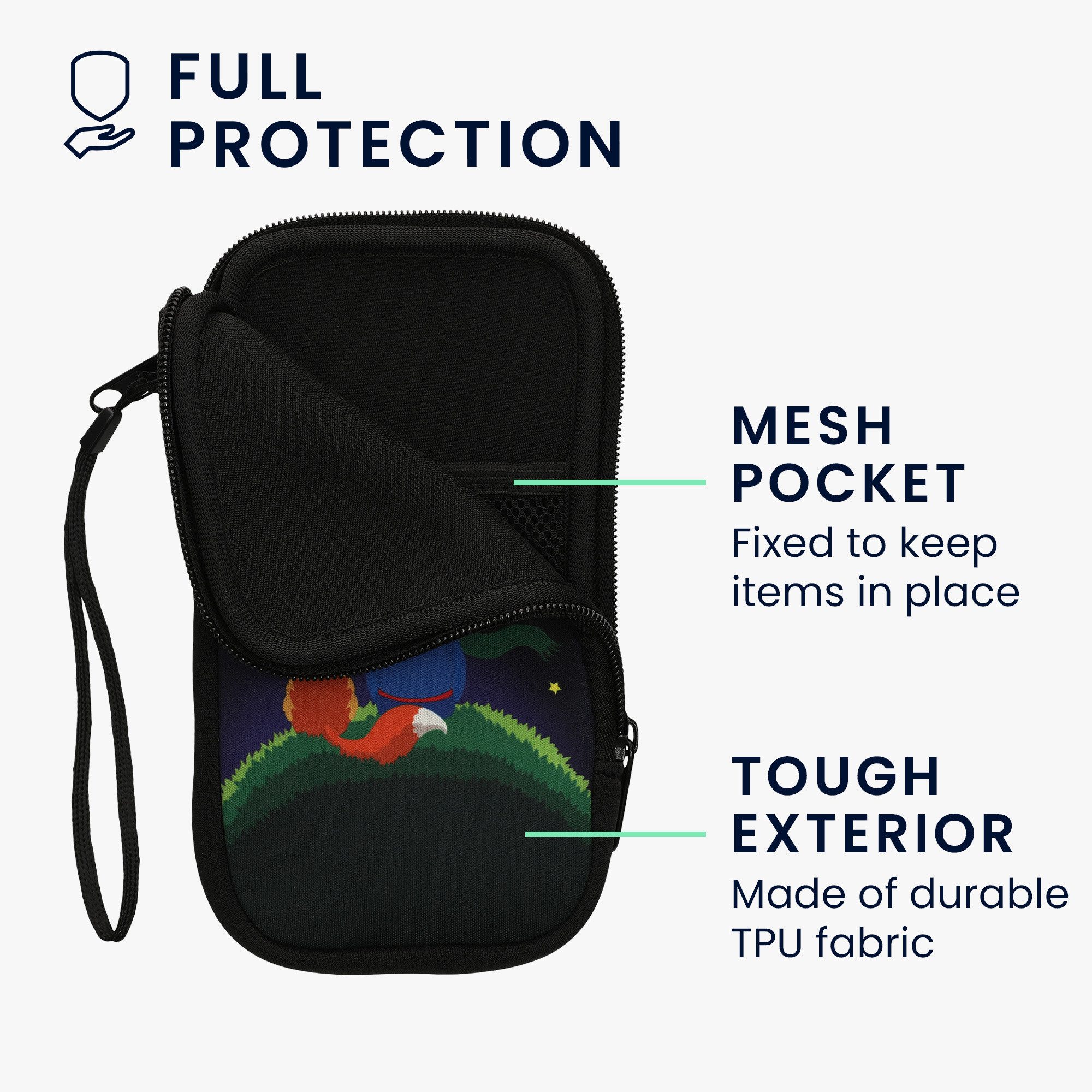 kwmobile Handytasche Handytasche für Smartphones XL - 6,7/6,8" (1-tlg), Neopren Handy Tasche Hülle Cover Case Schutzhülle