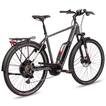 Airtracks E-Bike 28 Zoll Herren E-Bike Trekking Fahrrad V-Tron BOSCH ACTIVE PLUS LINE G, 10 Gang, Kettenschaltung, Mittelmotor, 500 Wh Akku, 10 Gang SHIMANO DEORE 50cm 55cm - Mod. 2024