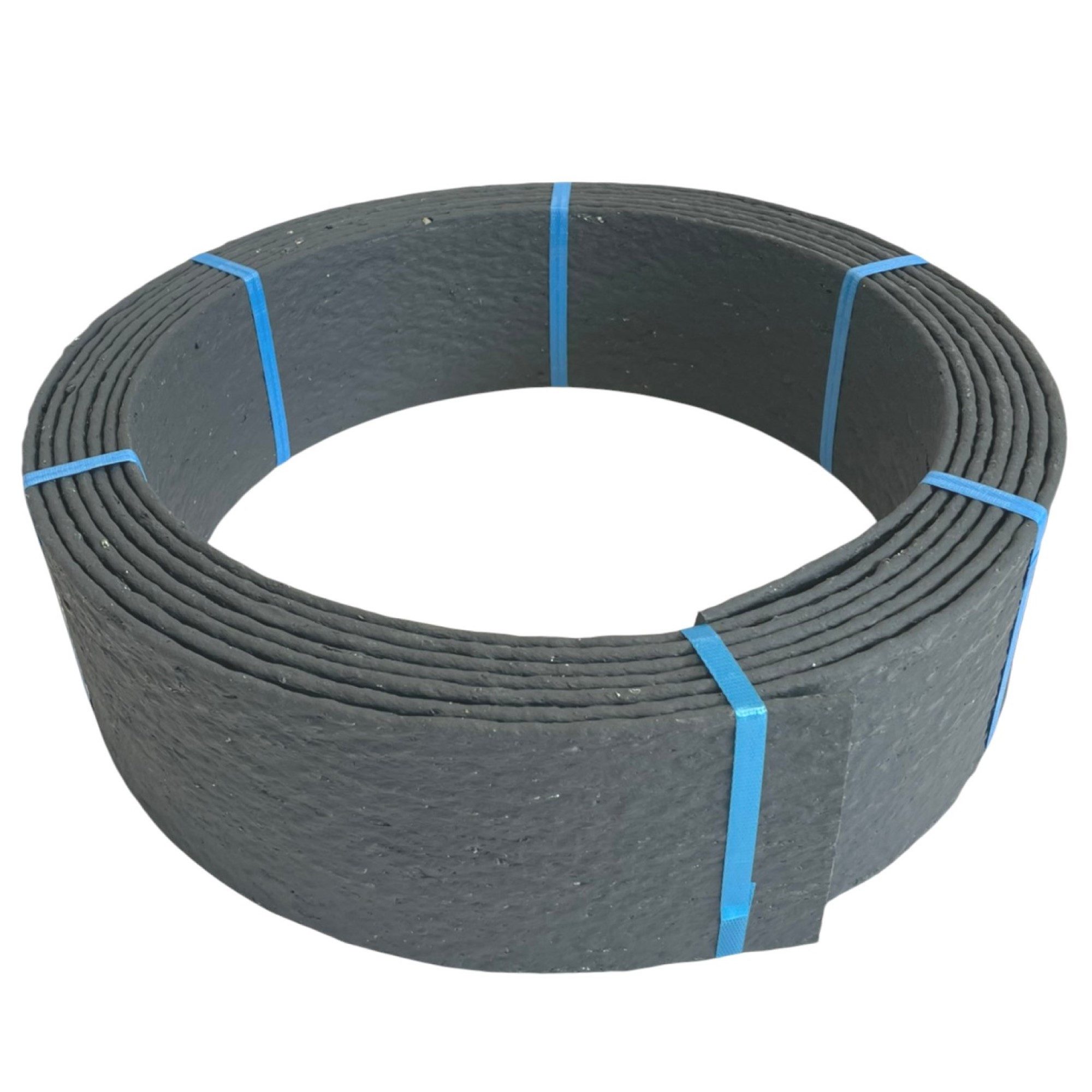 Wacredo Rasenkante Premium Flexboard grau 10m x 14cm, Rasenkante Teich - Rasenband