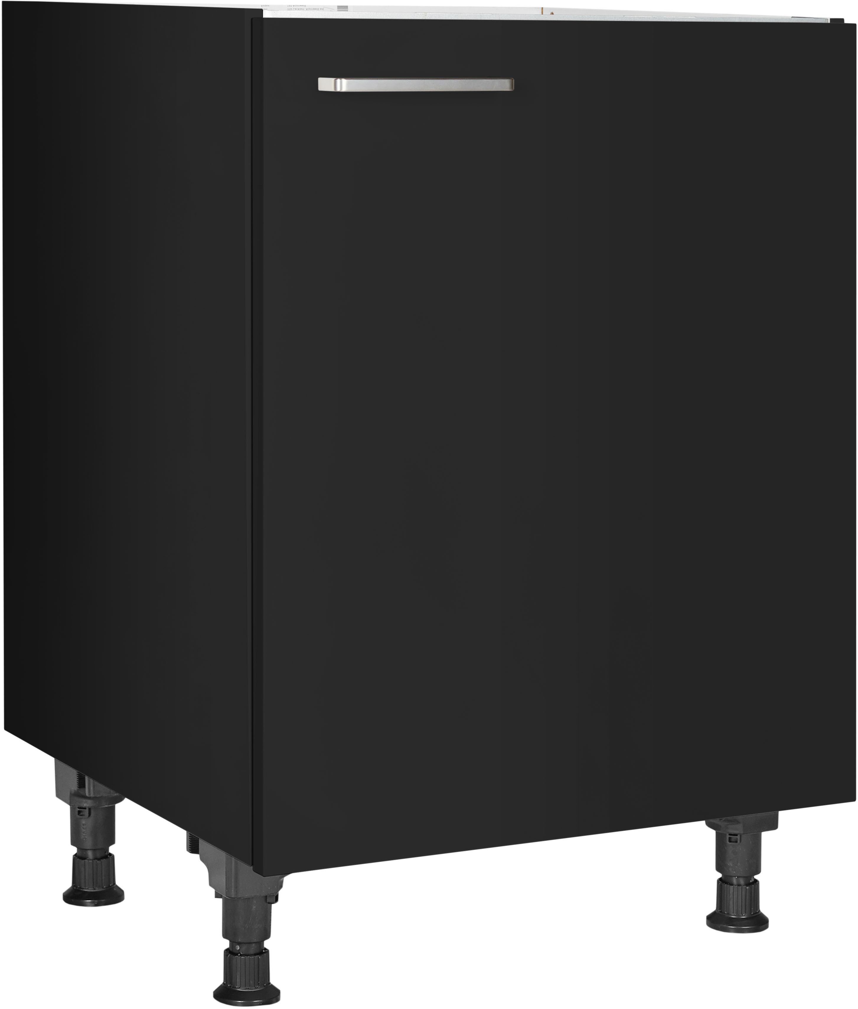 nobilia® Spülenschrank "Touch", Ausrichtung wählbar, vormontiert, in den Breiten 45 und 60 cm, mit höhenverstellbaren Sockelfüßen