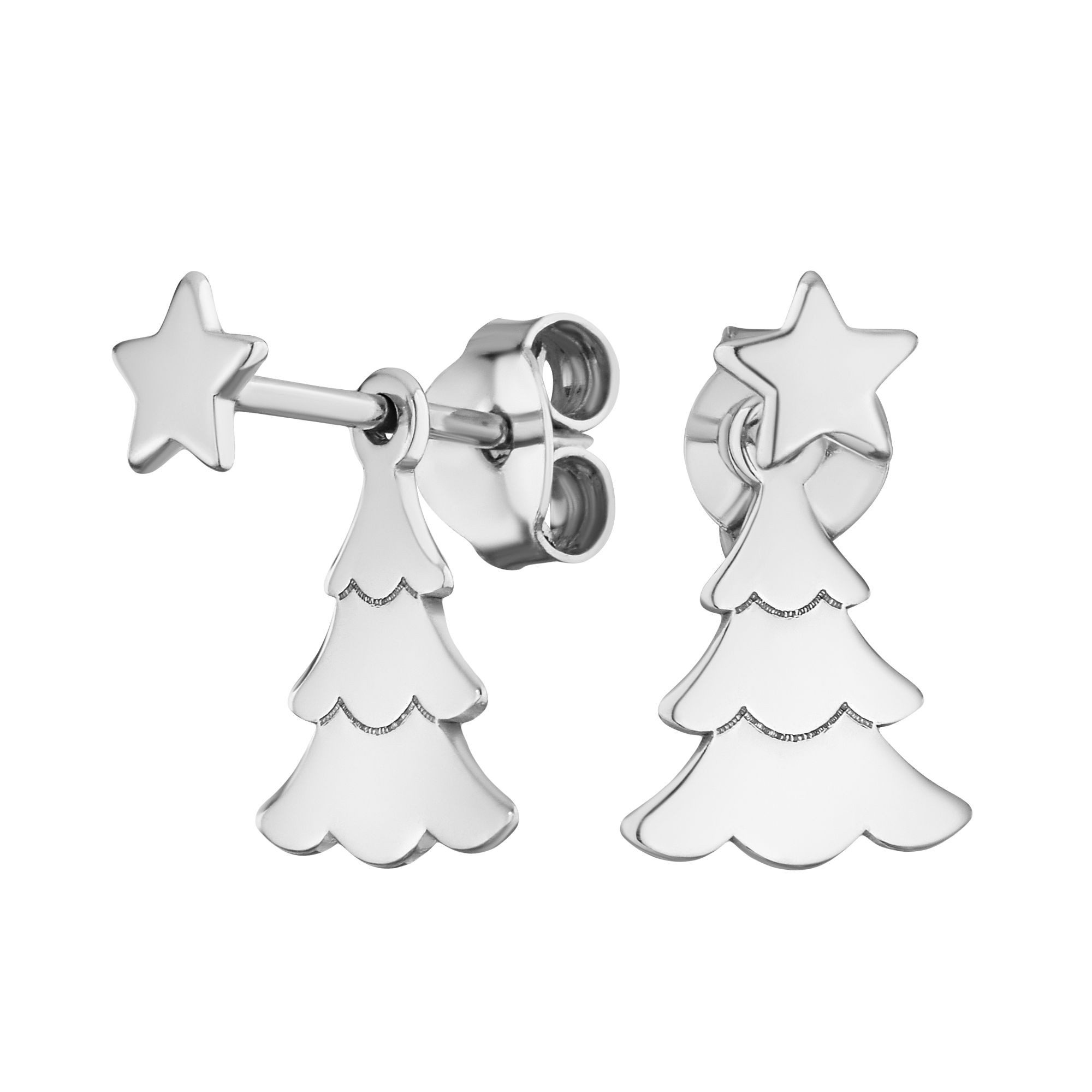 Secretforyou Ohrstecker-Set Ohrstecker Ohrringe 925 Silber Tannenbaum Echts günstig online kaufen