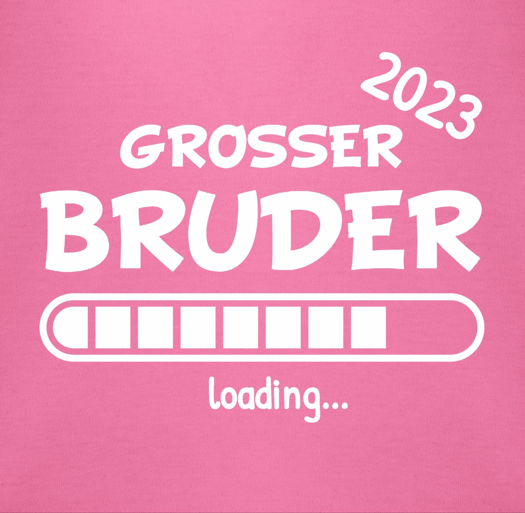 Sweatshirt Shirtracer 3 2023 Bruder Großer Bruder Großer Pink loading
