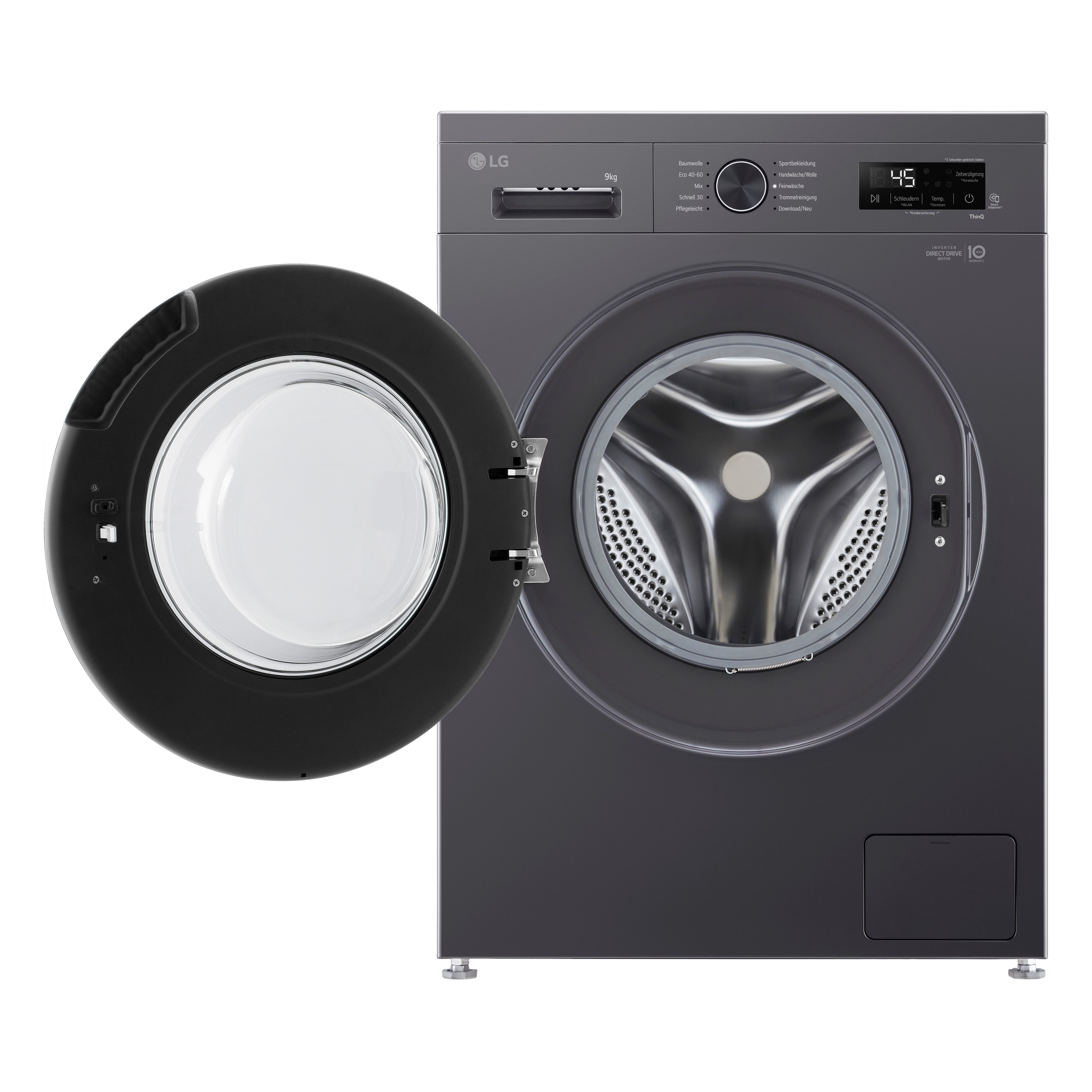 LG Waschmaschine unterbaufähig F4WB309YB, 9 kg, 1400 U/min