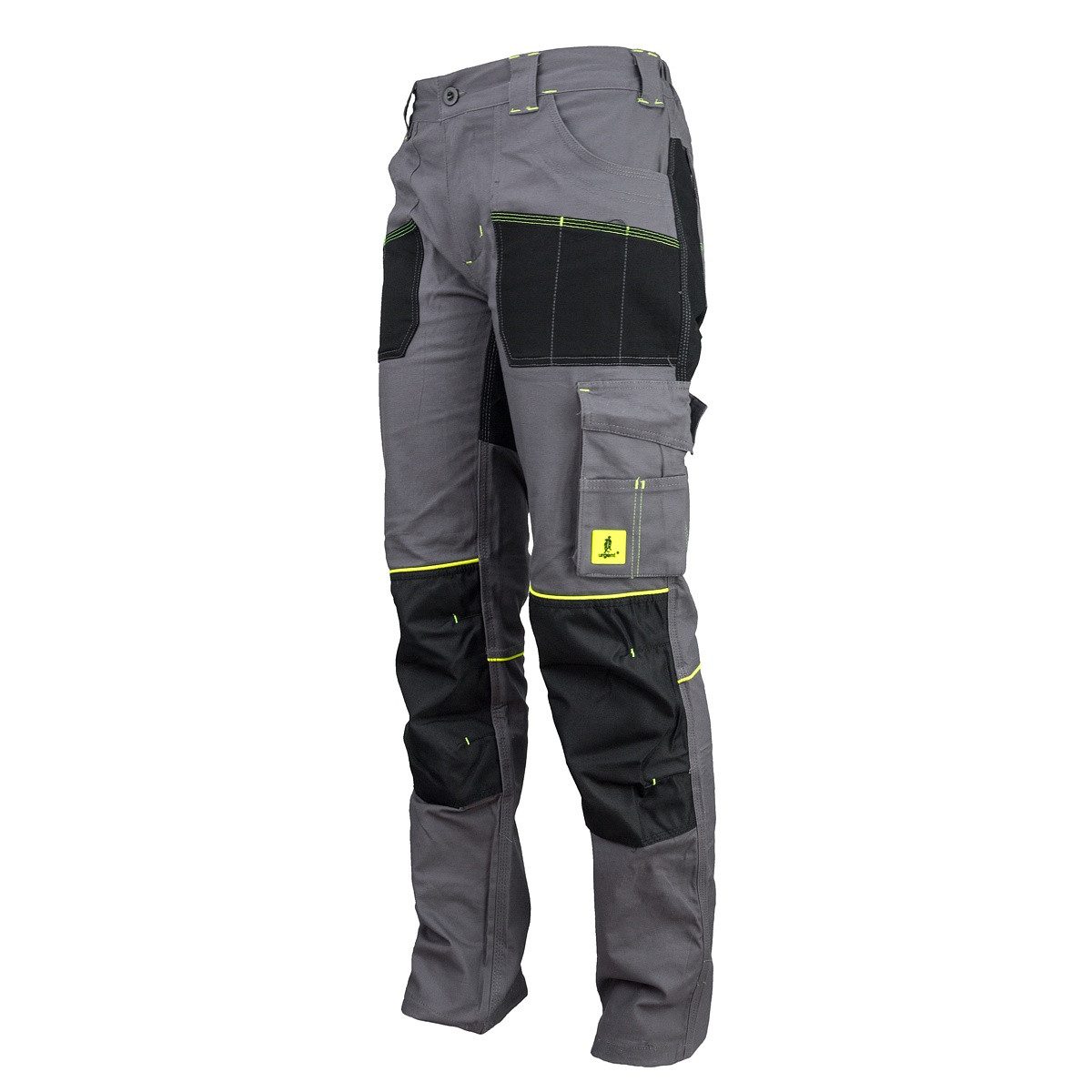 Urgent Arbeitshose Arbeitshose Berufshose Bauhose Bundhose Weich Baumwolle Elasthan GRAU