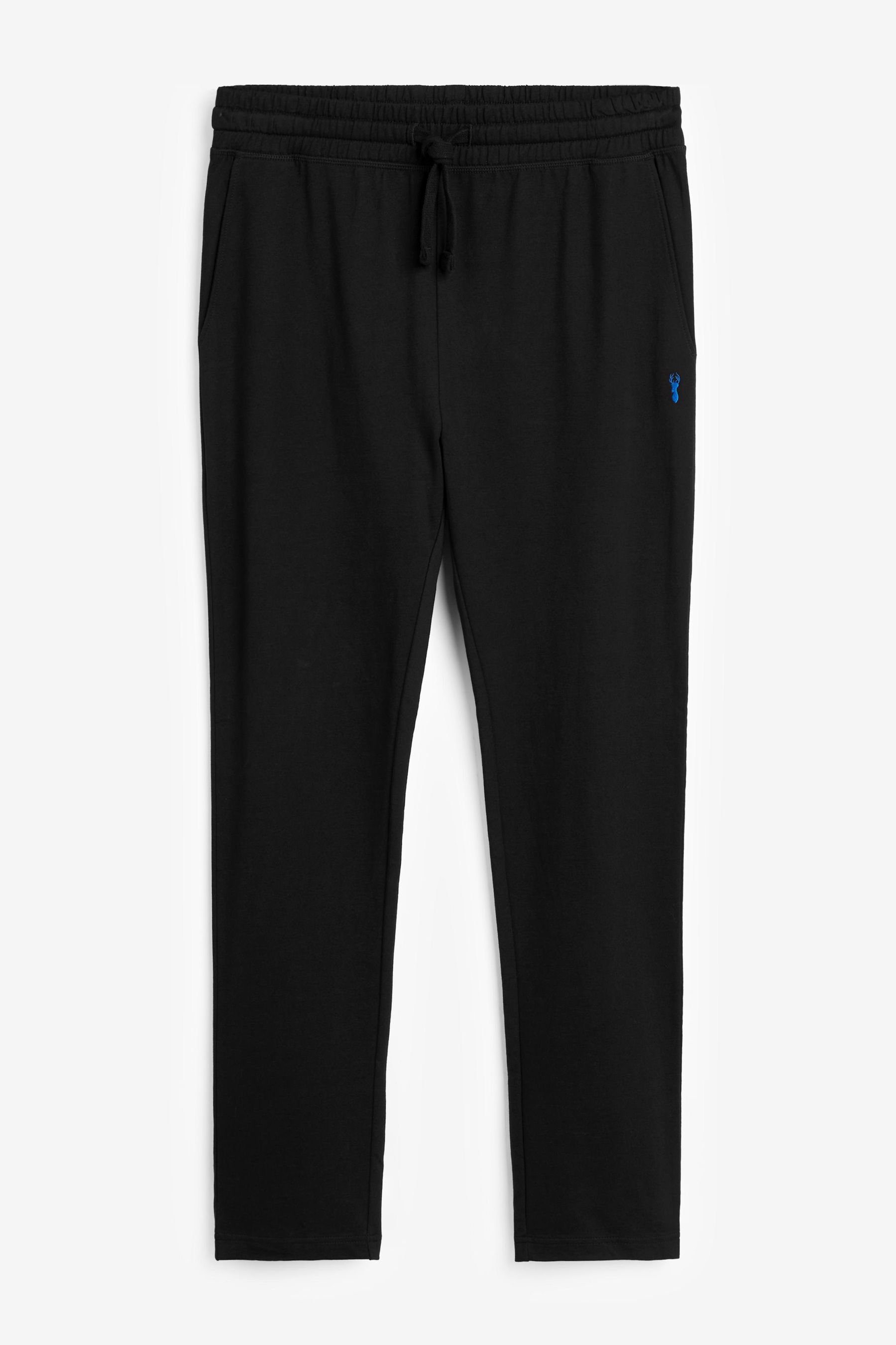 Next Jogginghose Loungewear – Slim Fit Jogginghose ohne Bündchen (1-tlg) Black