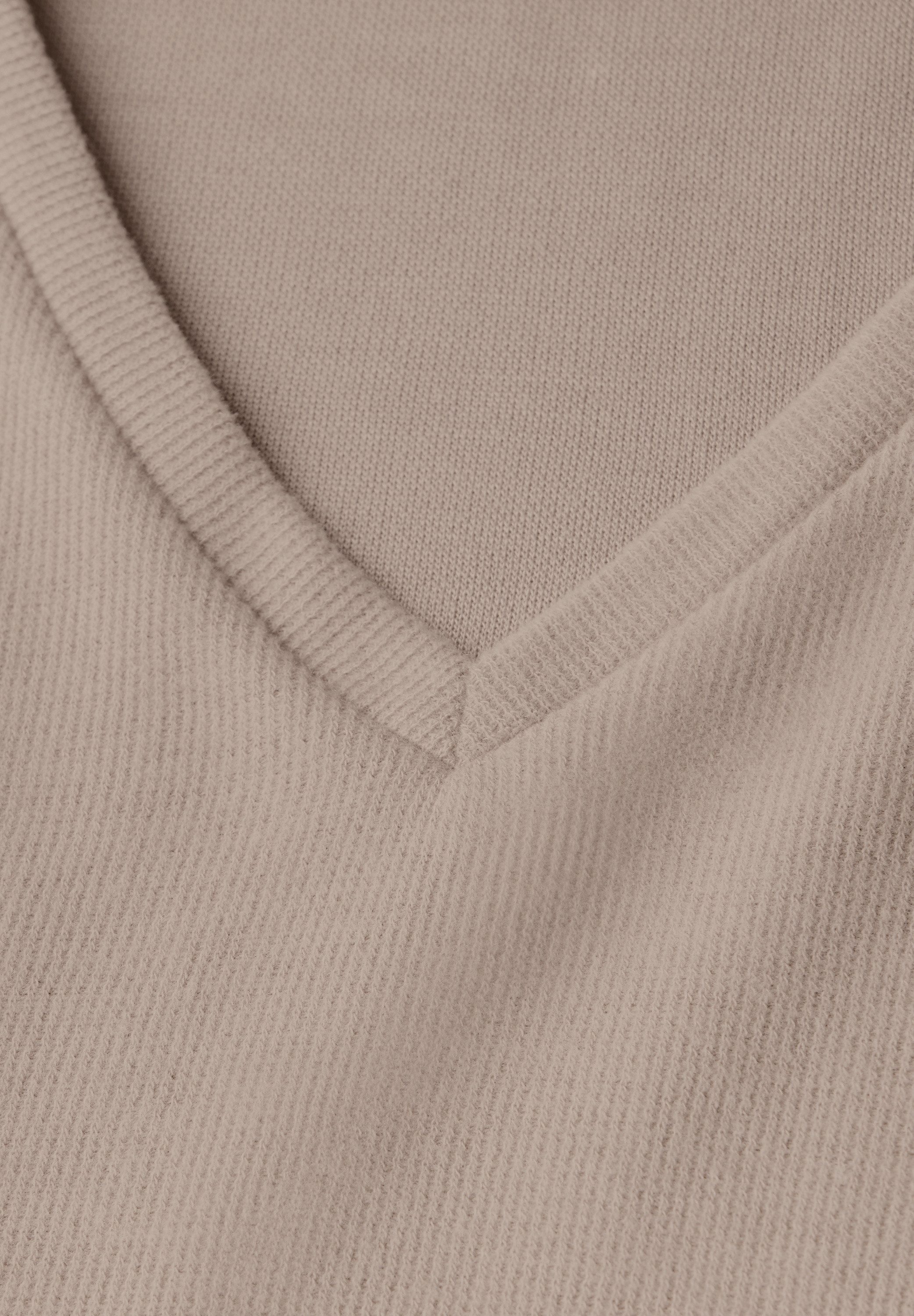 STREET ONE V-Ausschnitt-Pullover mit V-Ausschnitt