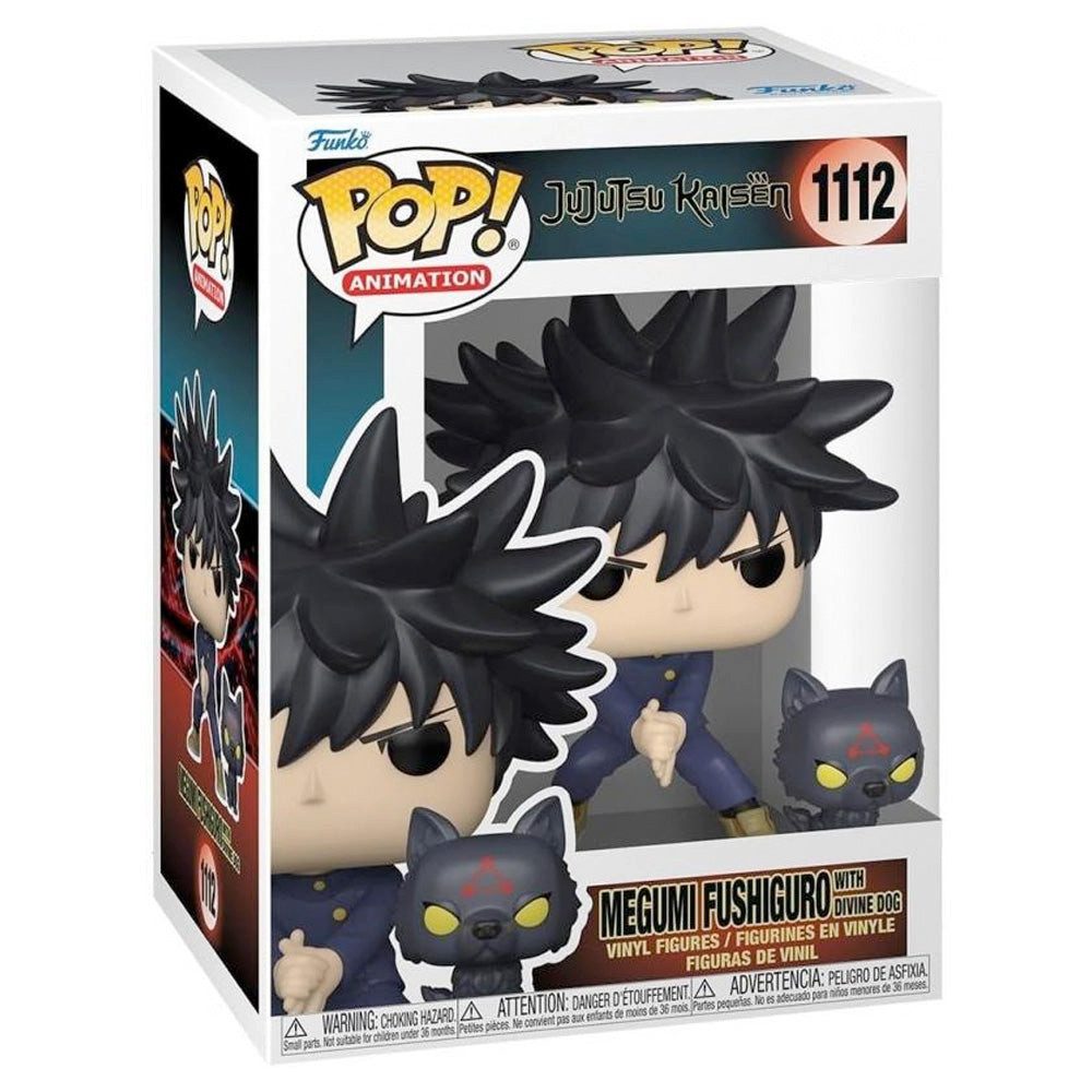 Jujutsu Kaisen Actionfigur Funko POP! Jujutsu Kaisen S1 Megumi w/ Dogs, 10 cm