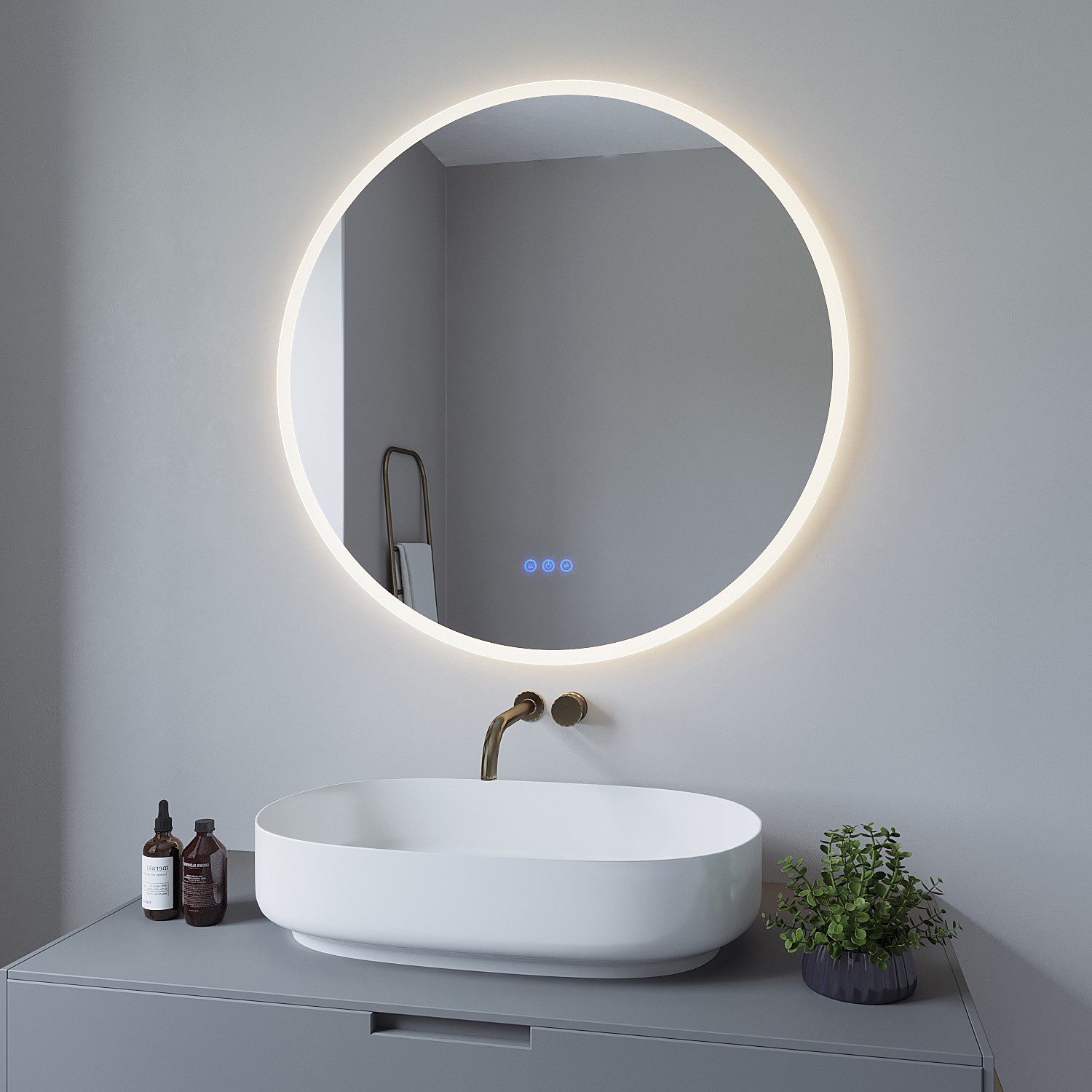 AQUABATOS Wandspiegel Badspiegel Badezimmerspiegel Led Spiegel günstig online kaufen