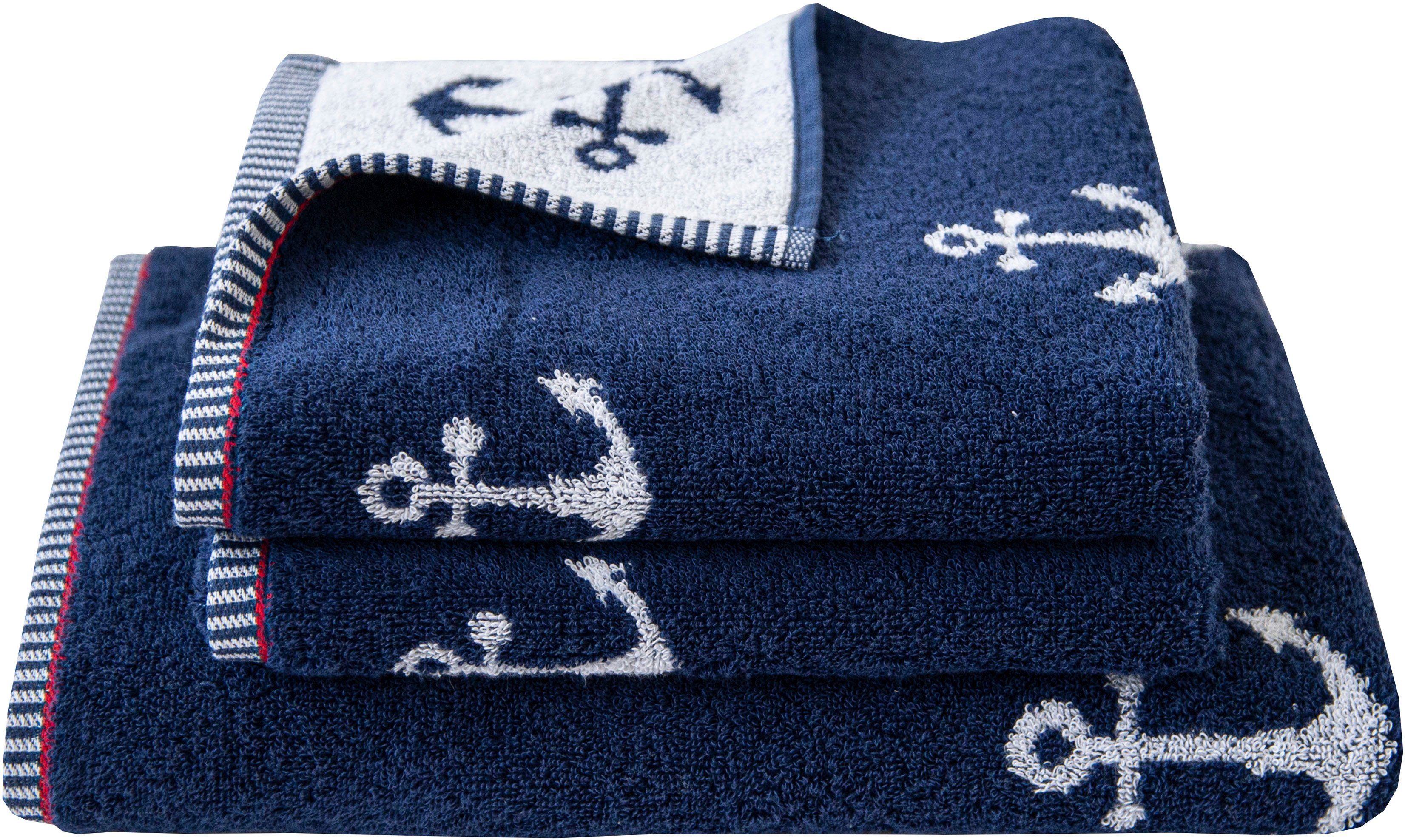 Dyckhoff Duschtuch Maritim, Nautic, Frottier (1-St) günstig online kaufen