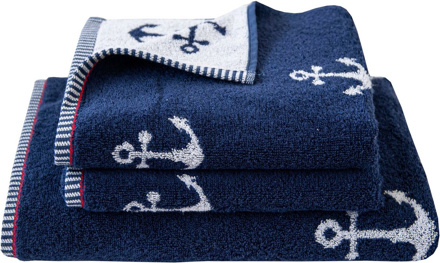 Dyckhoff Duschtuch Maritim, Nautic, Frottier (1-St)