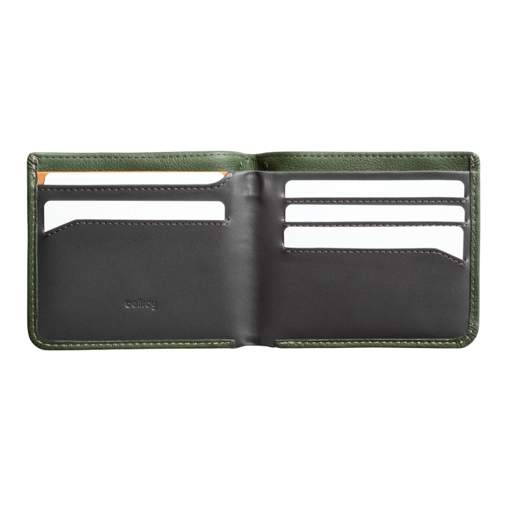 Geheimfach Münzen Seek, Green Hide Bellroy Ranger & 5–12+ Premium-Leder, Brieftasche Karten, für Für