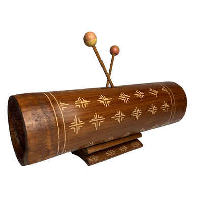 SIMANDRA Trommel Rhythmiktrommel Zungentrommel Schlitztrommel handgefertigt aus Bambus