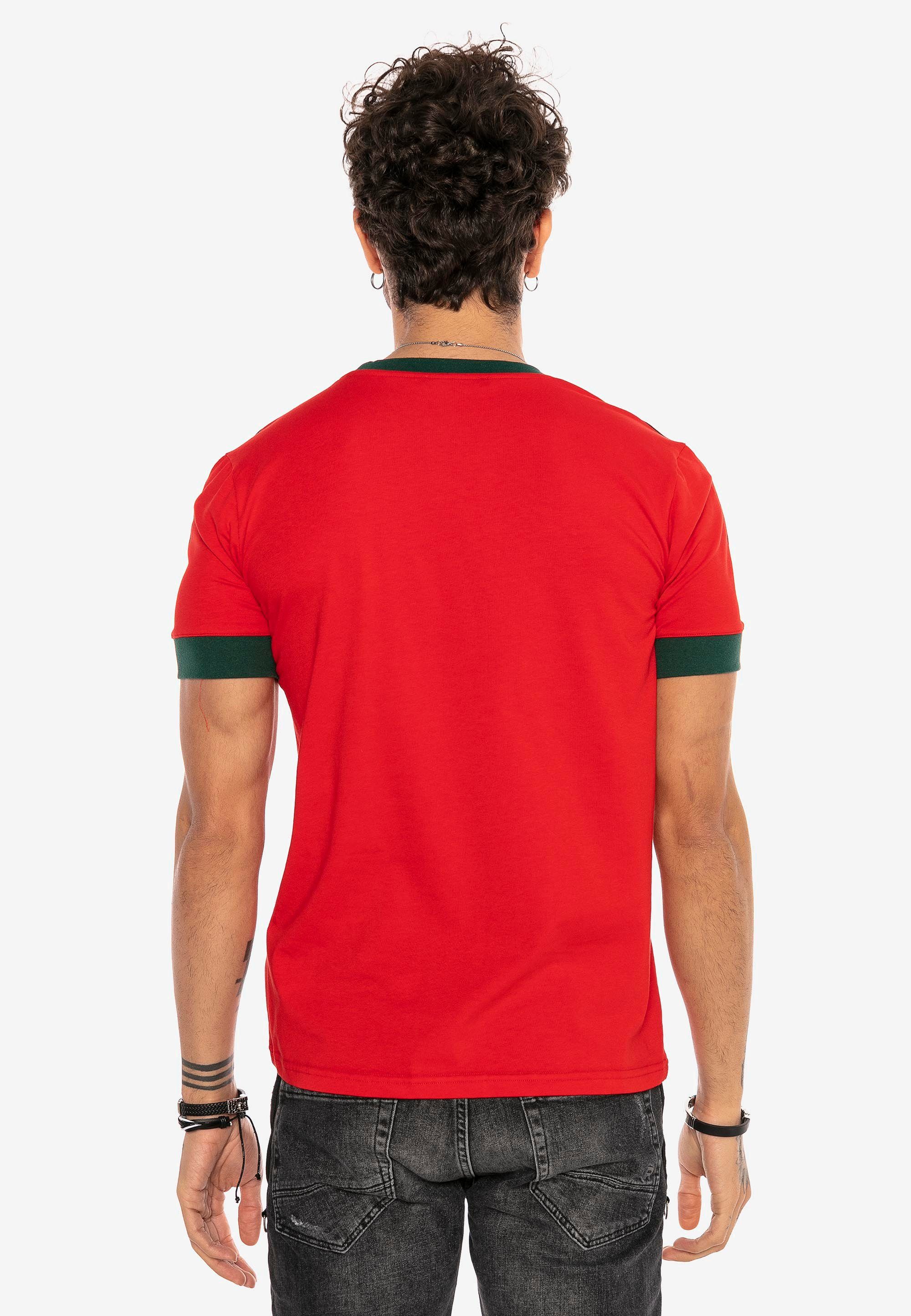 Herren Shirts RedBridge T-Shirt Sacramento mit Streifen