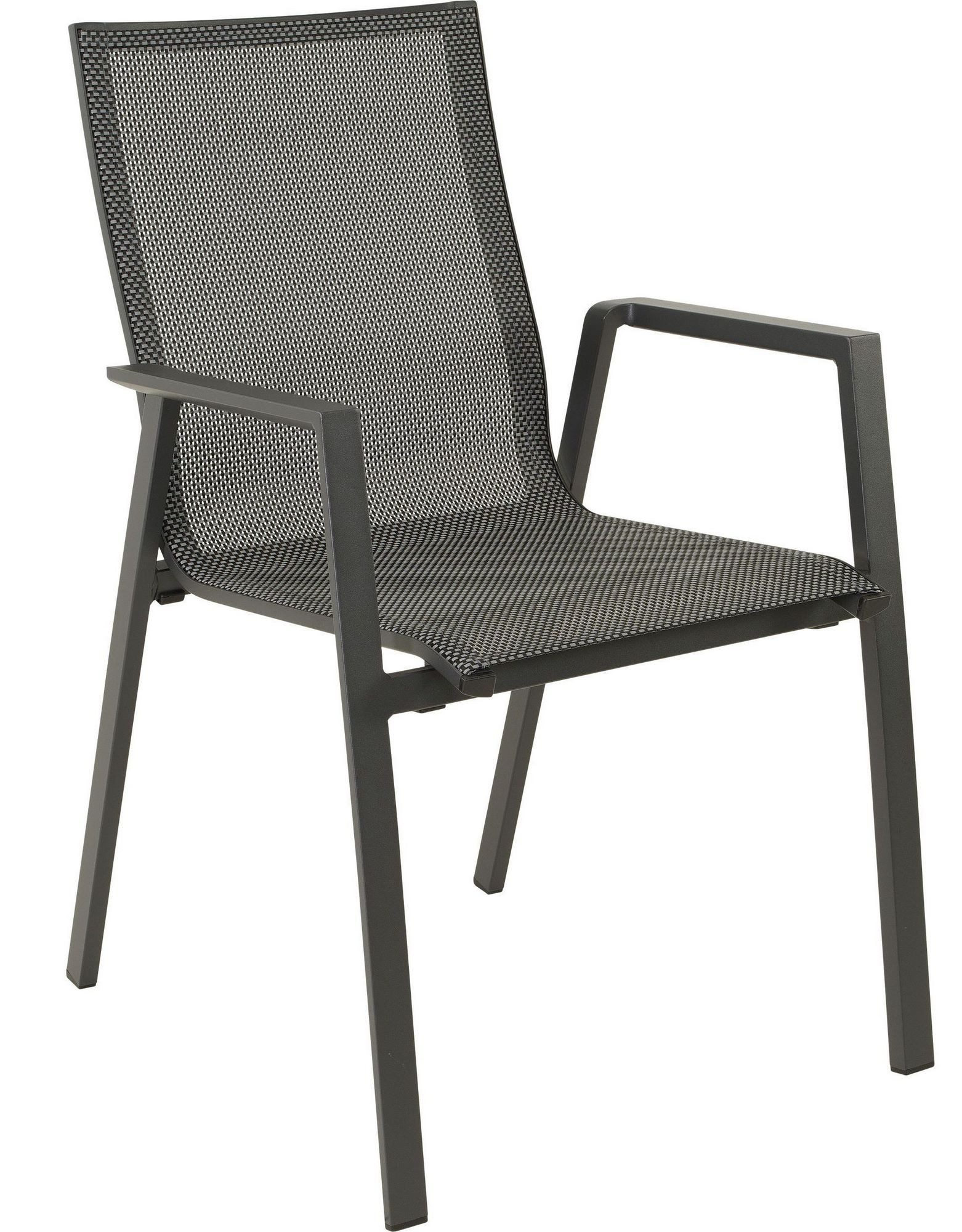 Lesli Living Gartenstuhl Lesli Living Stapelsessel Taragona Negro