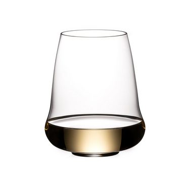 RIEDEL THE WINE GLASS COMPANY Glas Stemless Wings Riesling / Champagner Glass, Kristallglas