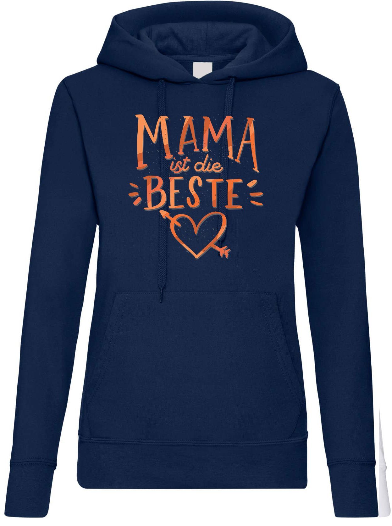 Kapuzenpullover Mama Ist Die Beste Damen Hoodie Pullover
