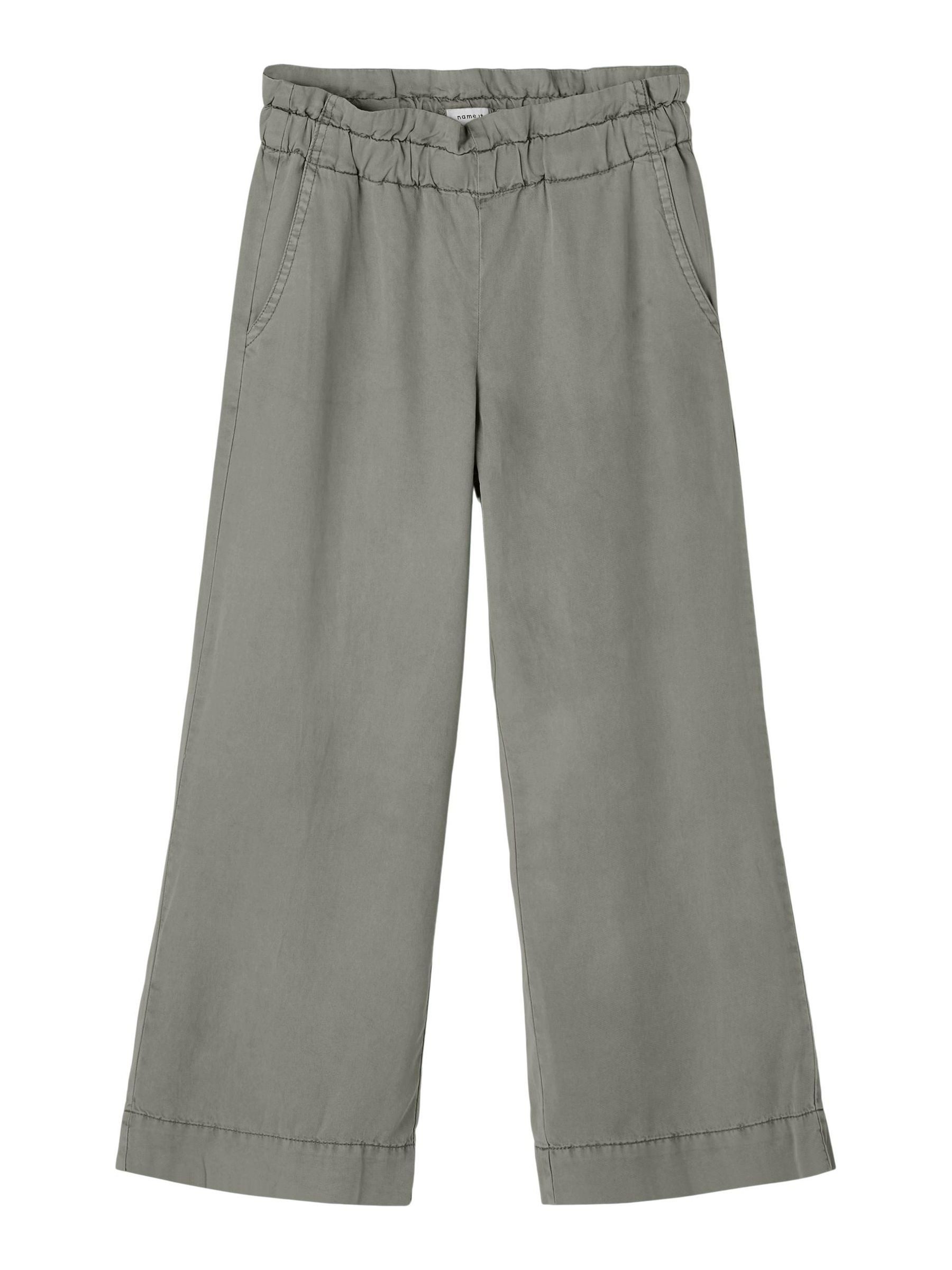 Name It Stoffhose Bootcut Stoffhose Weite Schlag Pants mit für Unisex NKFHEVA WIDE PANT L