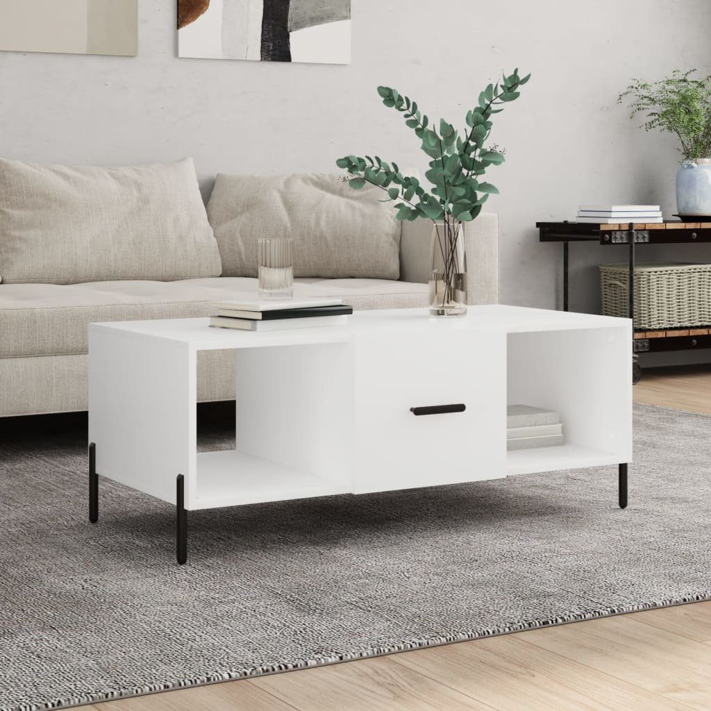 vidaXL Couchtisch Couchtisch Weiß 102x50x40 cm Holzwerkstoff (1-St)