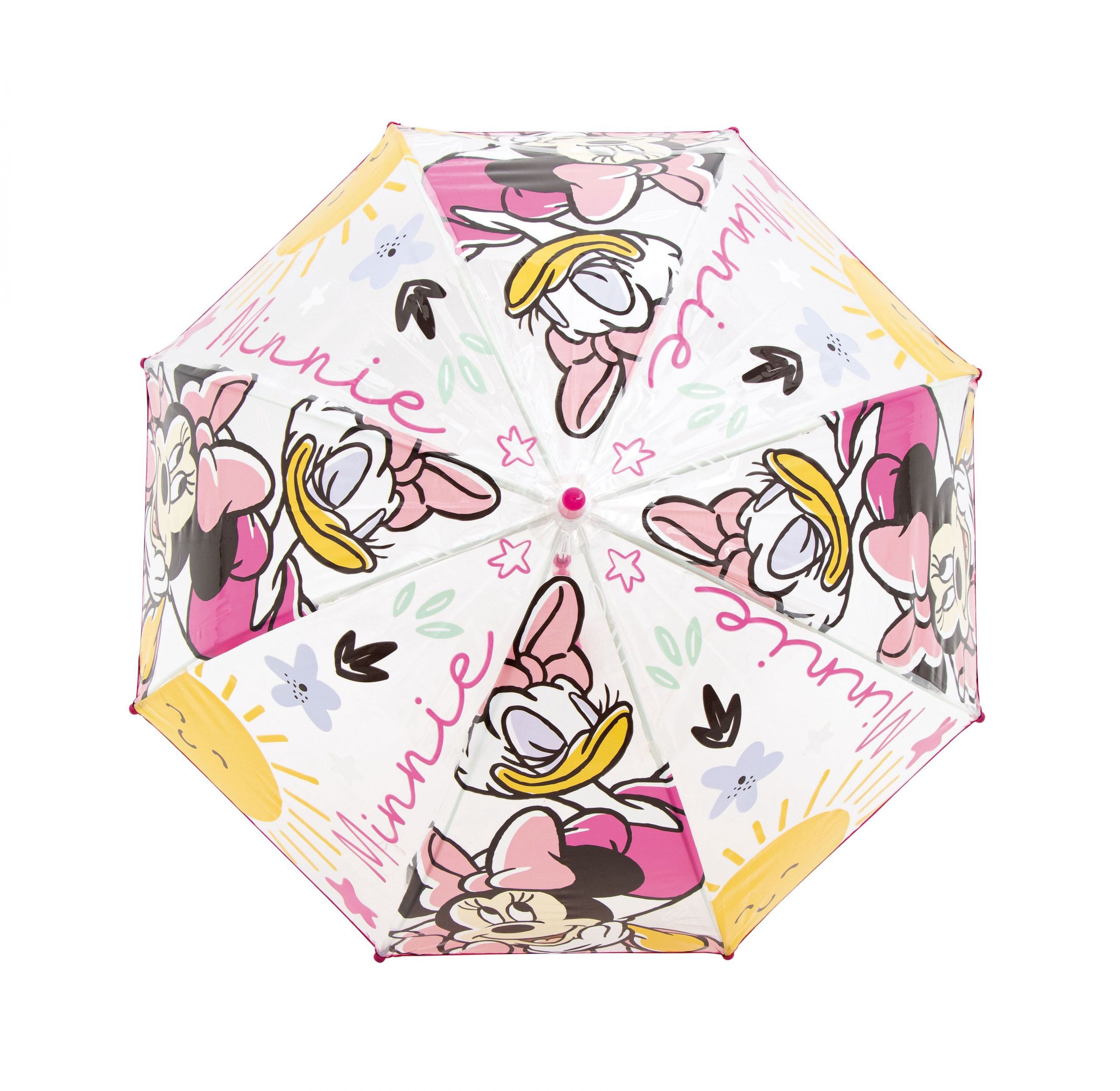 Disney Minnie Mouse Stockregenschirm Minnie Mouse & Daisy, Kinder Regenschirm Kuppelschirm Ø 68