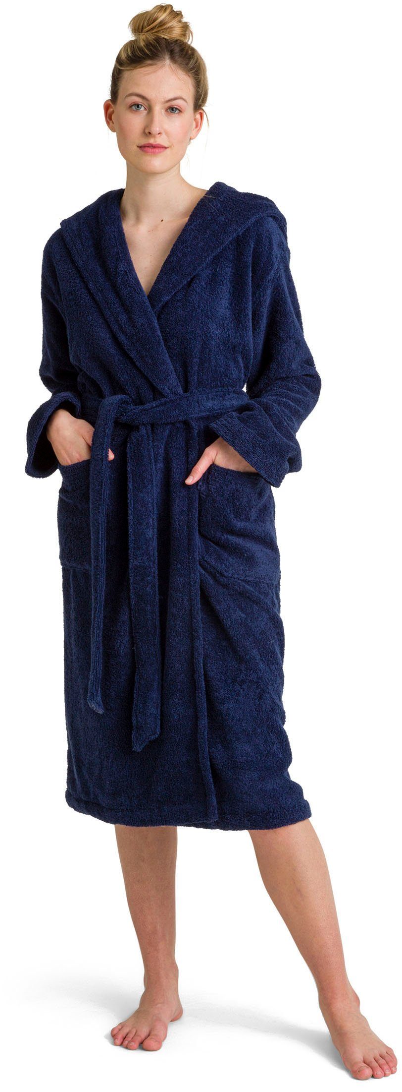 Möve Unisex-Bademantel Superwuschel Kapuze, ideal für Sauna & Spa, Hotelbad günstig online kaufen