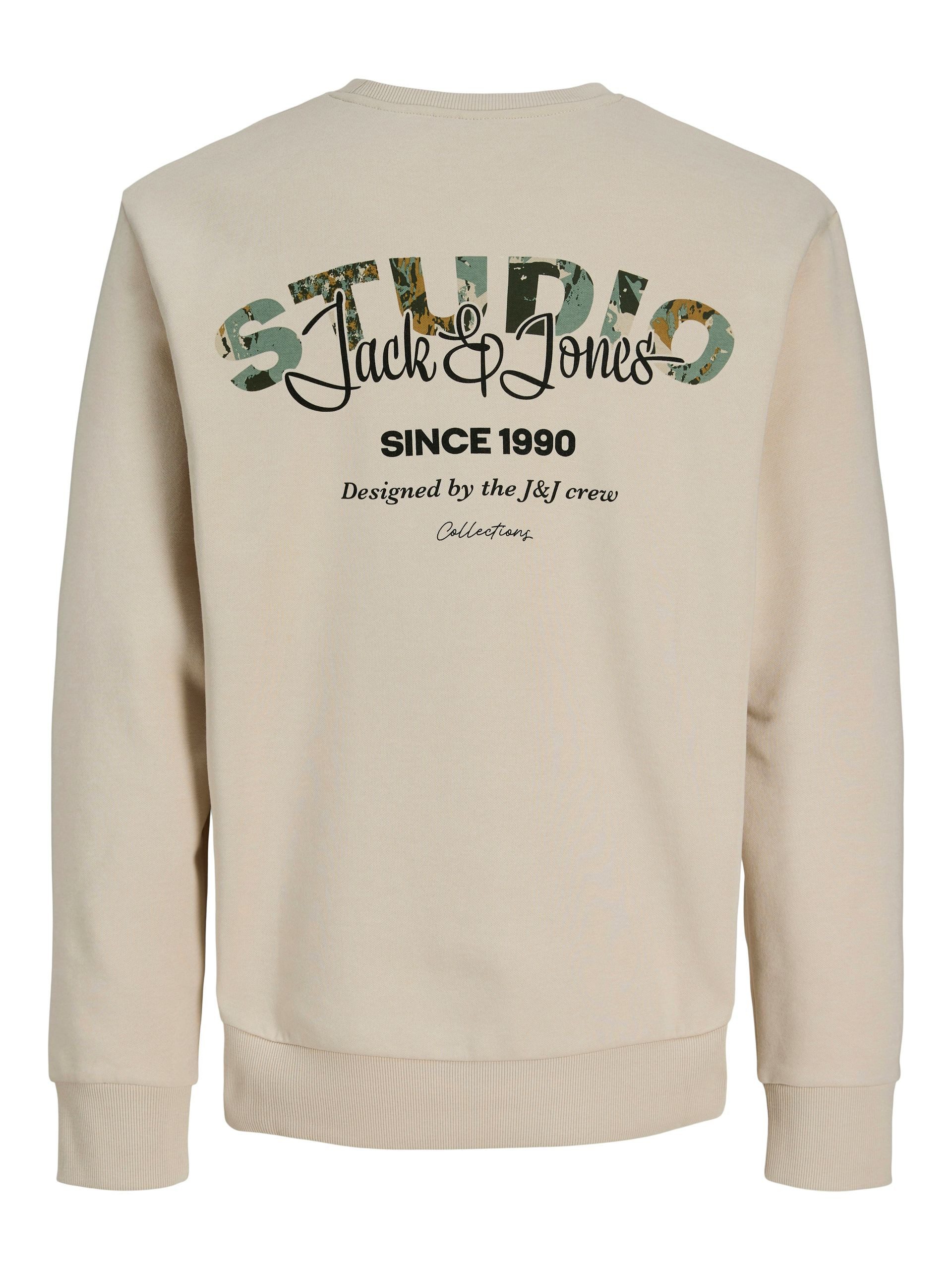 Jack & Jones Junior Sweatshirt JJYUKI BACK SWEAT CREW NECK JNR – Bild 2 von 2