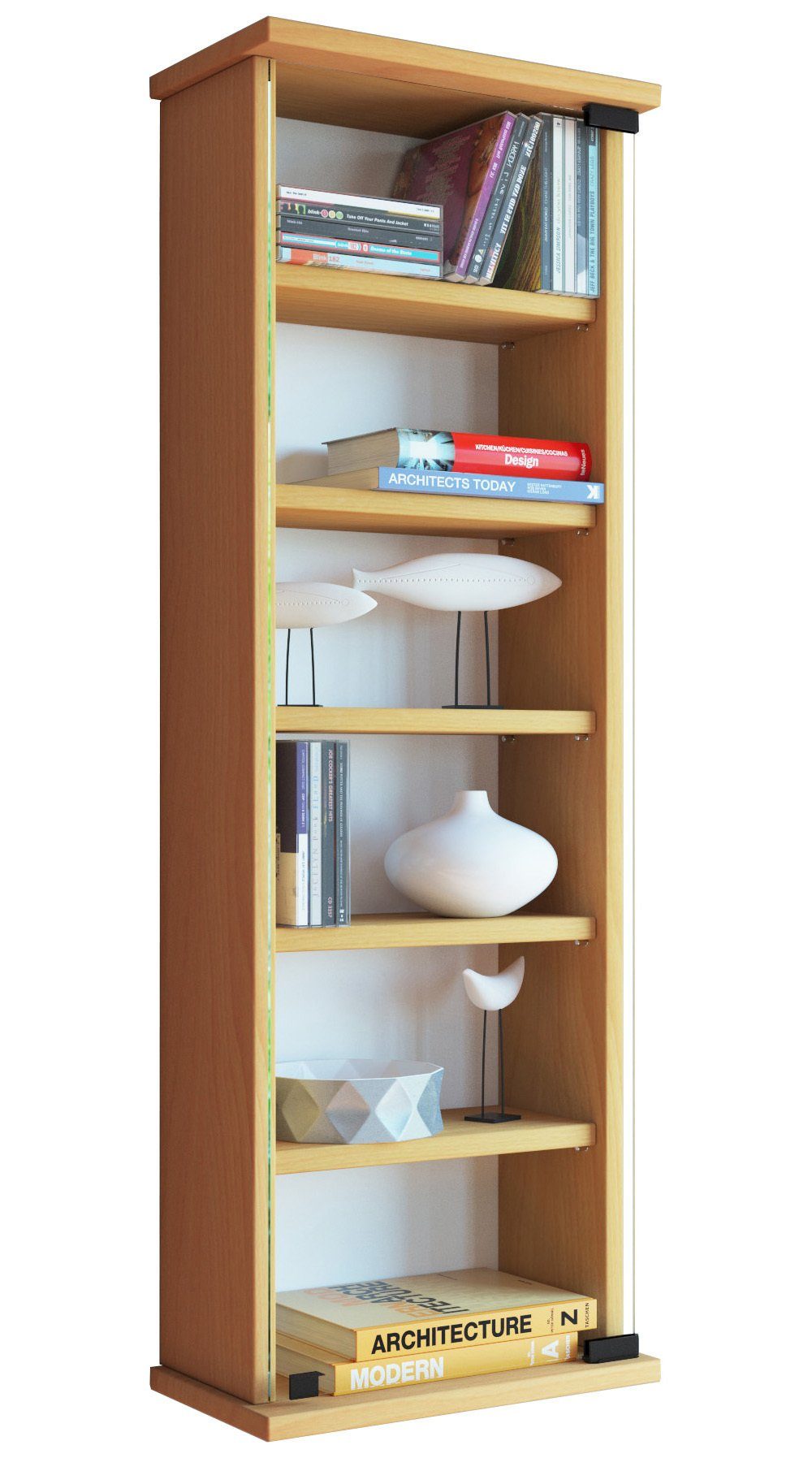 VCM CD-Regal Holz CD DVD Wandregal günstig online kaufen