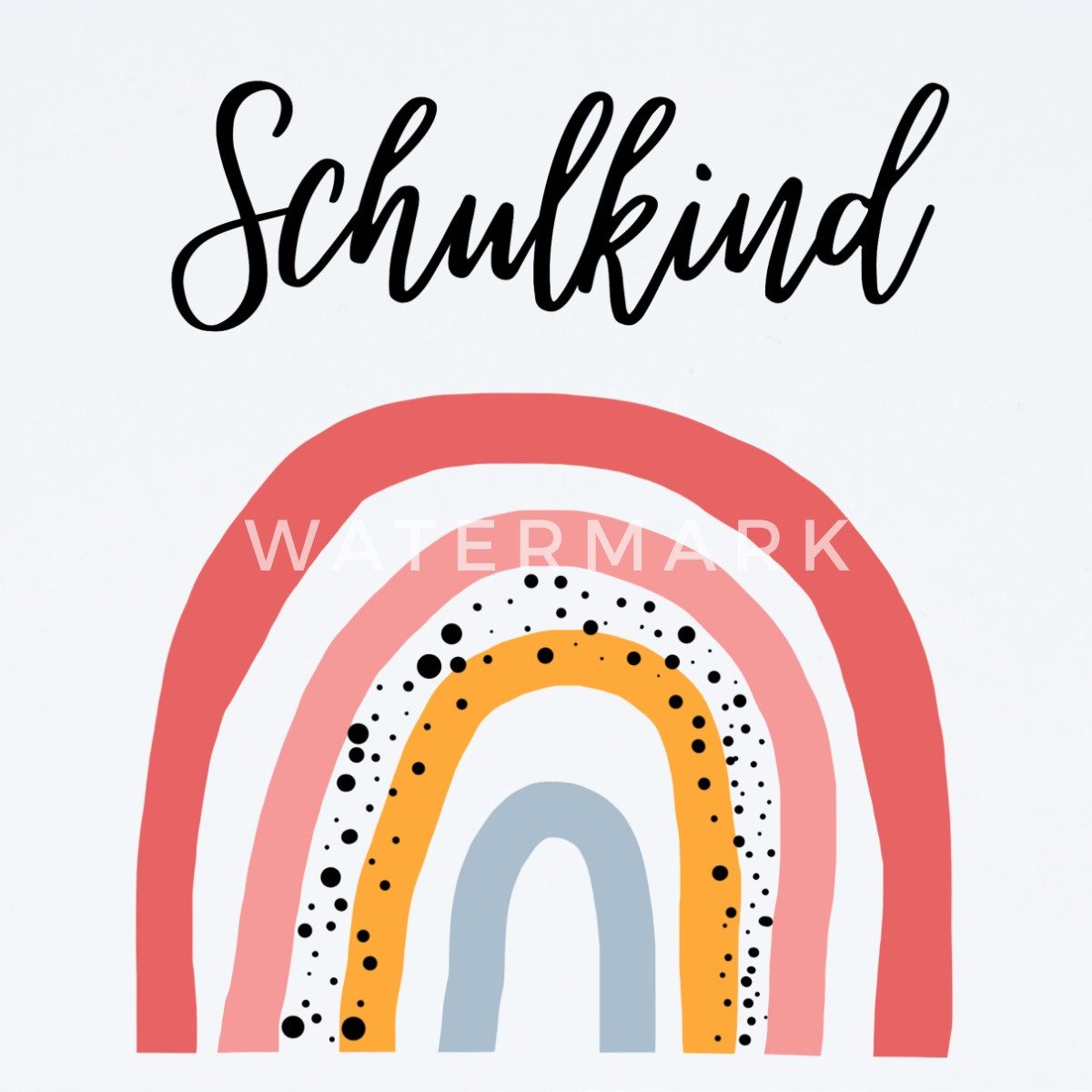 Spreadshirt Lunchbox Einschulung Schulkind Regenbogen Geschenkidee Brotdose Lunchbox, Plastik, Aluminium
