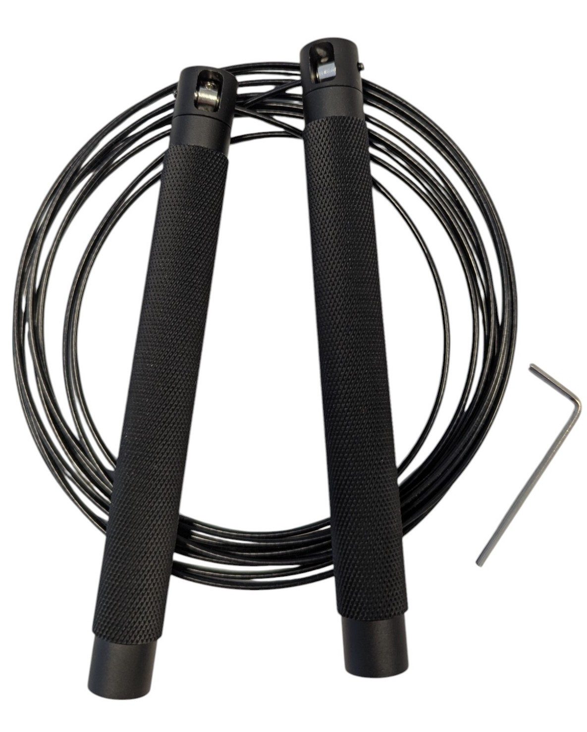 Springseil für Erwachsene und Jugendliche Sportler Speed Rope schwarz