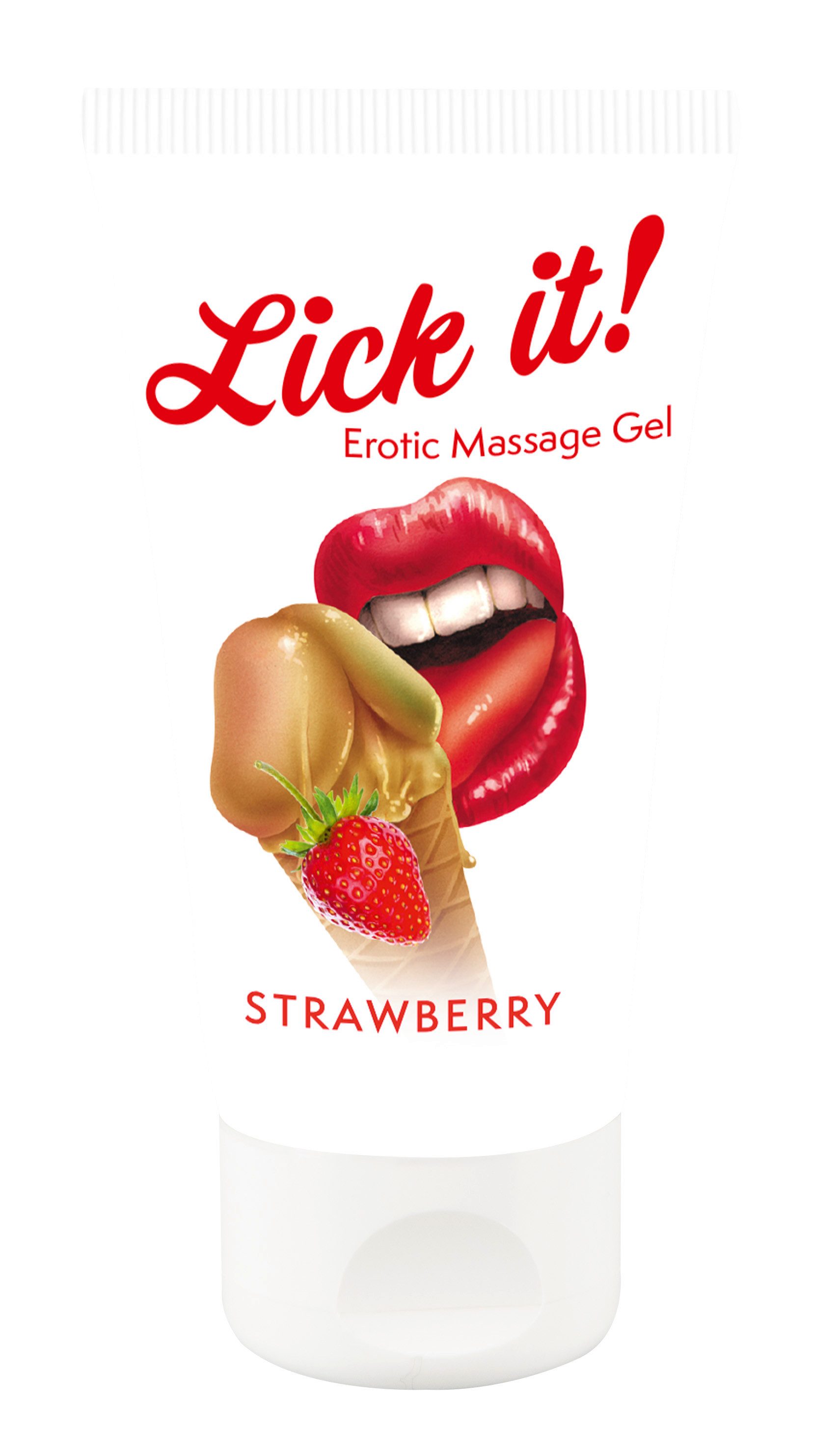 Gleit- und Massagegel Lick it Strawberry 50 ml