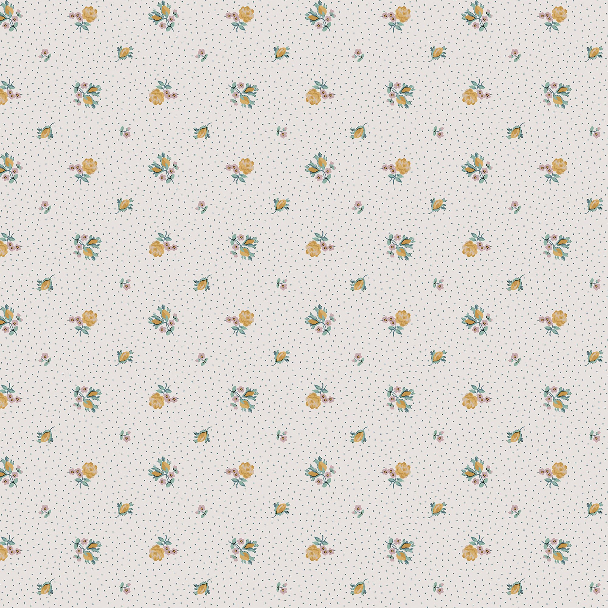 LAURA ASHLEY Vliestapete ClaudiaÃƒÂ¢Ã¢â€šÂ¬Ã¢â€žÂ¢s Friend, glatt, geblümt, (1 St), 10mx52cm (ca. 5m2)