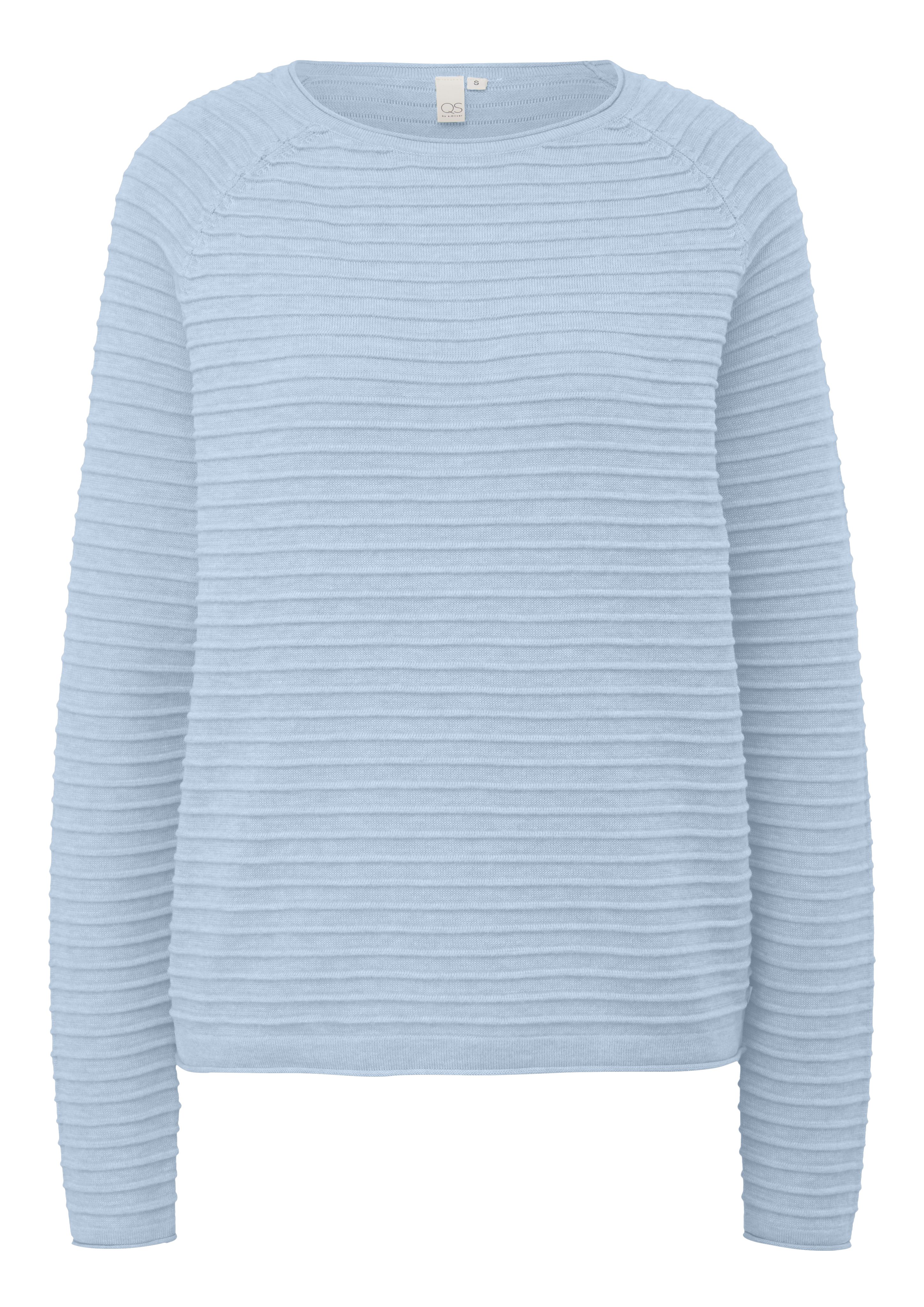 QS Strickpullover mit Strukturmuster