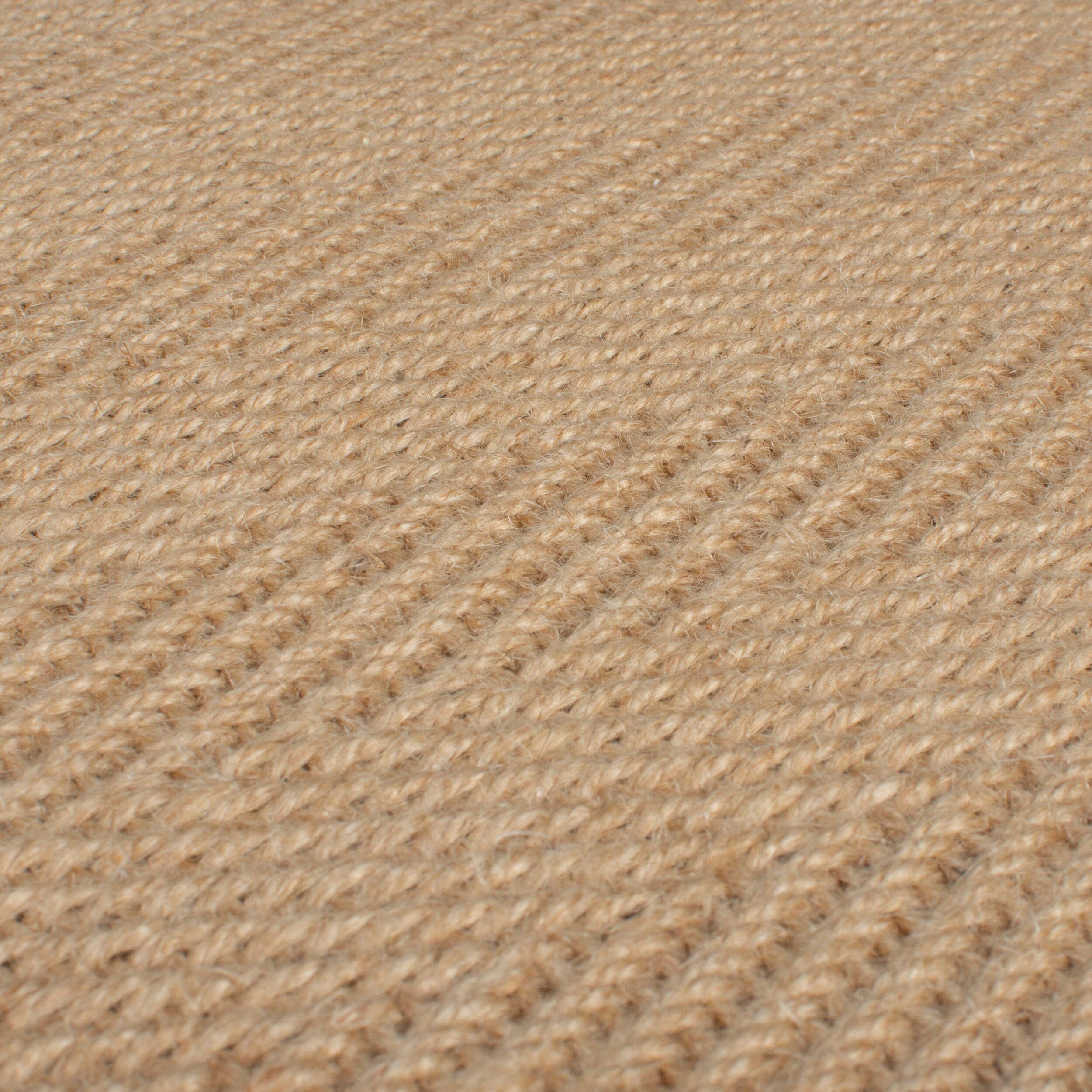 FLAIR RUGS Läufer Kira mit Fischgrätmuster, aus Jute, rechteckig, Höhe: 3 mm