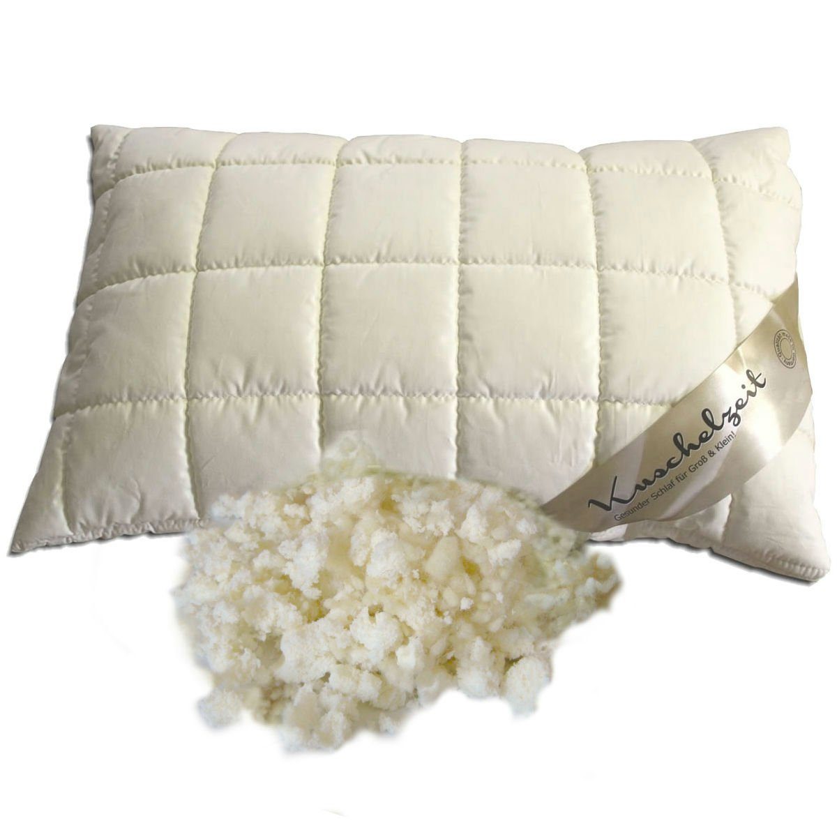 Meivita Naturfaserkopfkissen Merino Schafschurwolle Kopfkissen, Füllung: günstig online kaufen