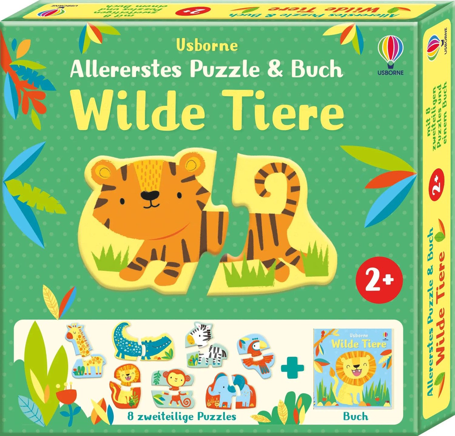 Puzzle Allererstes Puzzle & Buch: Wilde Tiere
