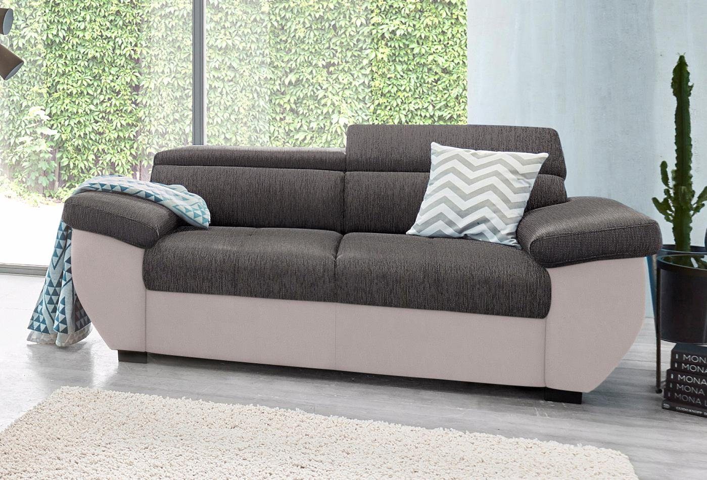 COTTA 2-Sitzer Speedway, Big-Sofa mit Kopfteilverstellung günstig online kaufen
