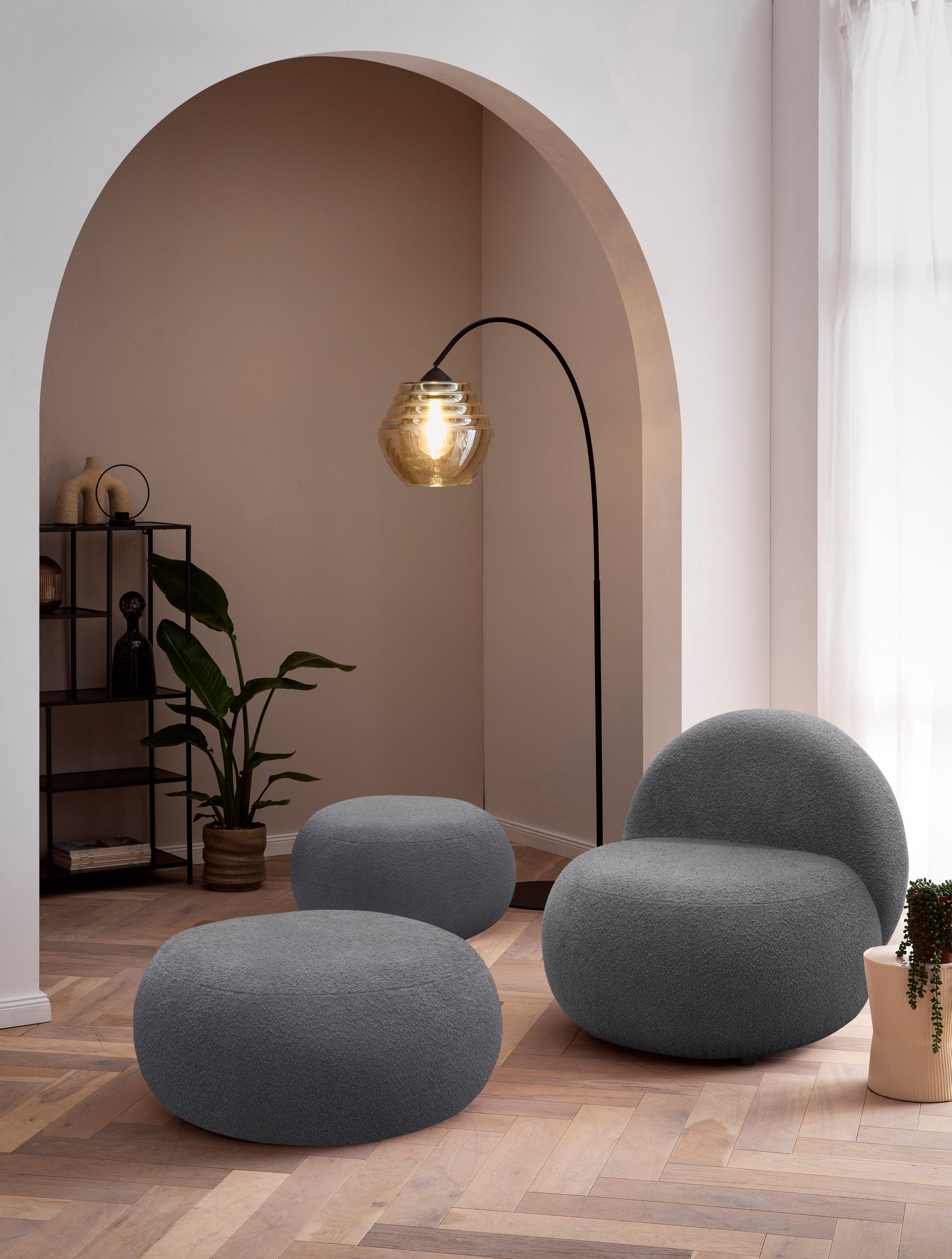 INOSIGN Sessel Mithras II Cocktailsessel, Bouclé günstig online kaufen