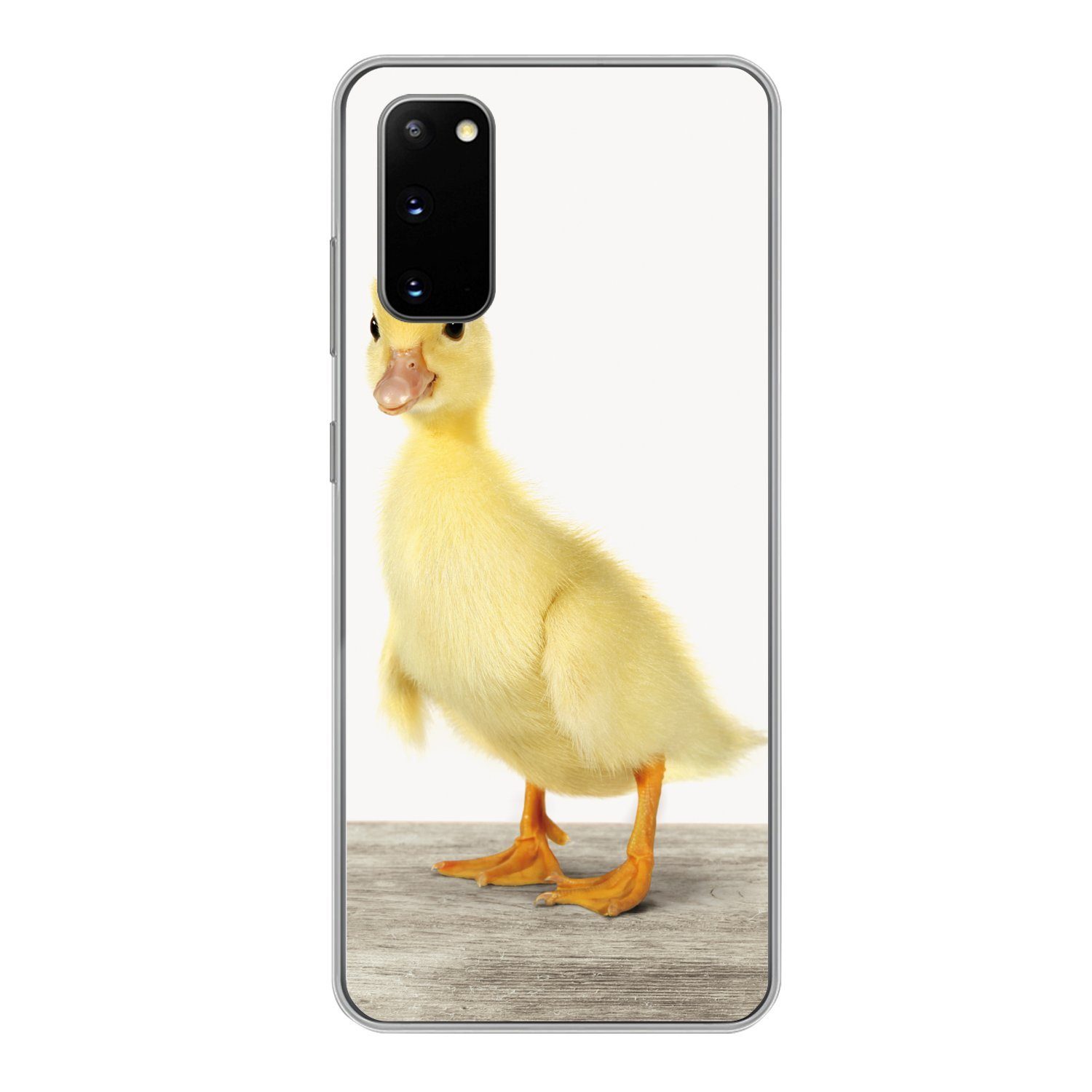 MuchoWow Handyhülle für Samsung Galaxy S20 Ente - Küken - Tiere - Süß - Mädchen - Jungen -, Phone Case, Silikon, Schutzhülle Dünn