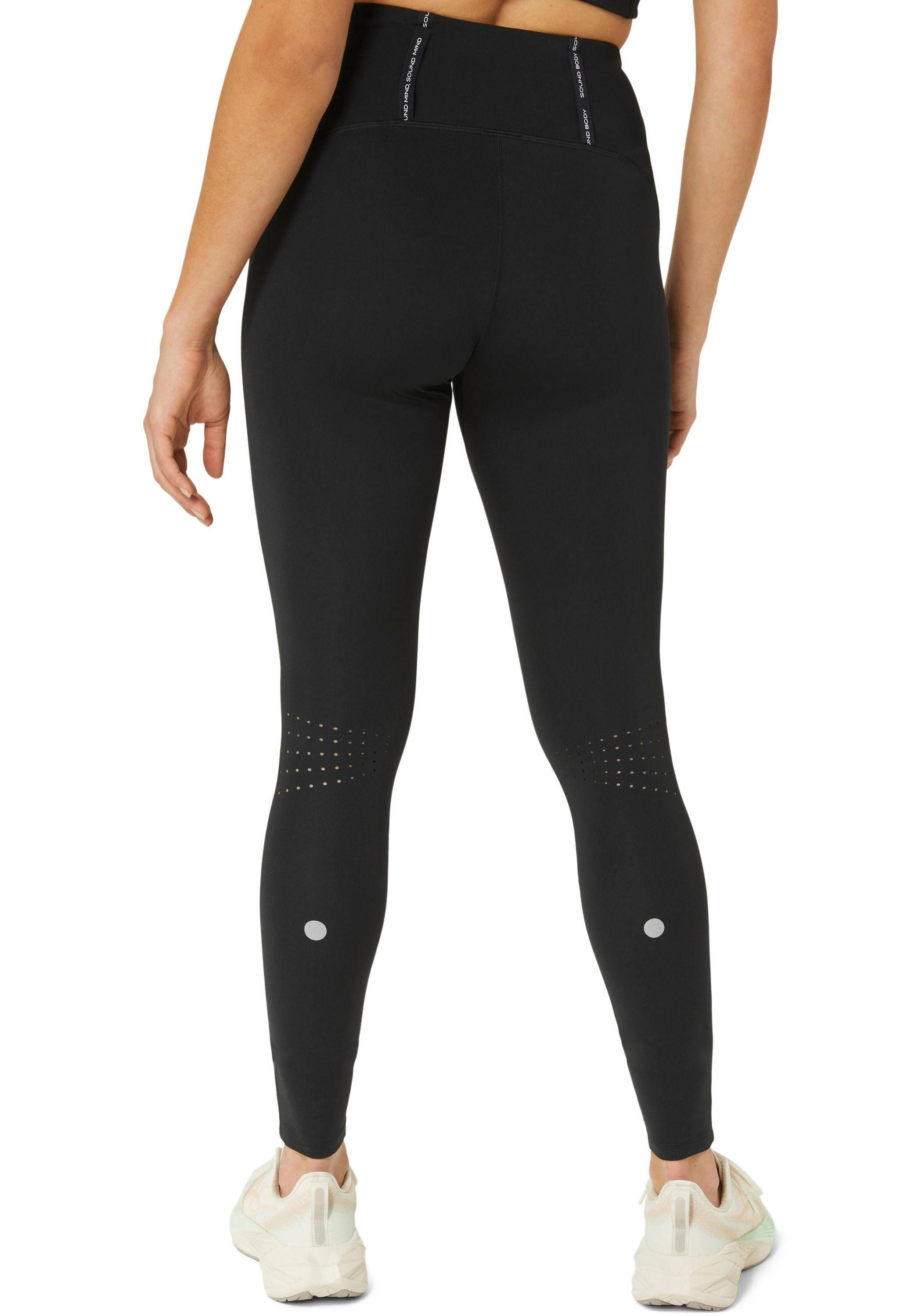 Asics Lauftights ROAD HIGH WAIST TIGHT mit mehreren Taschen, schnell trocknend