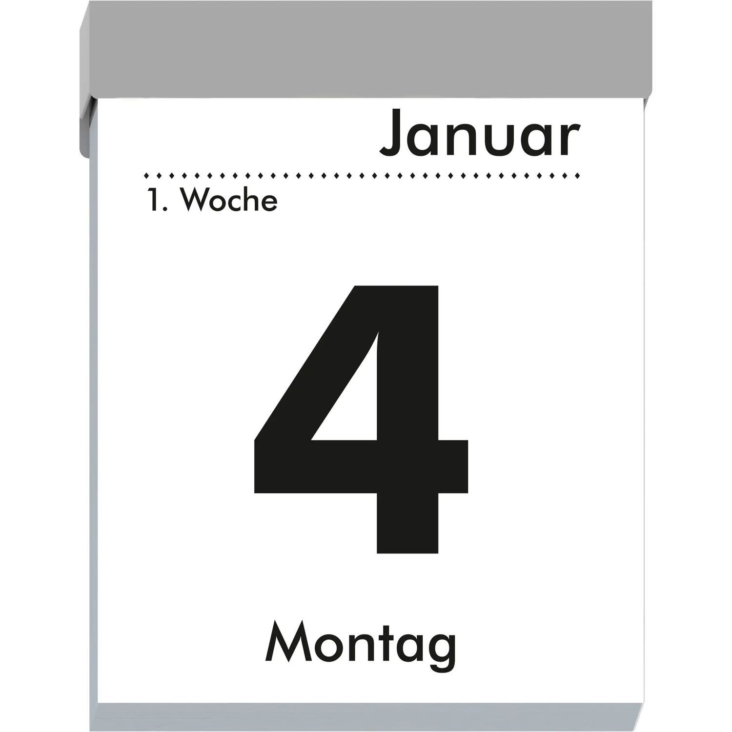 Wandkalender Tagesabreißkalender M 2027