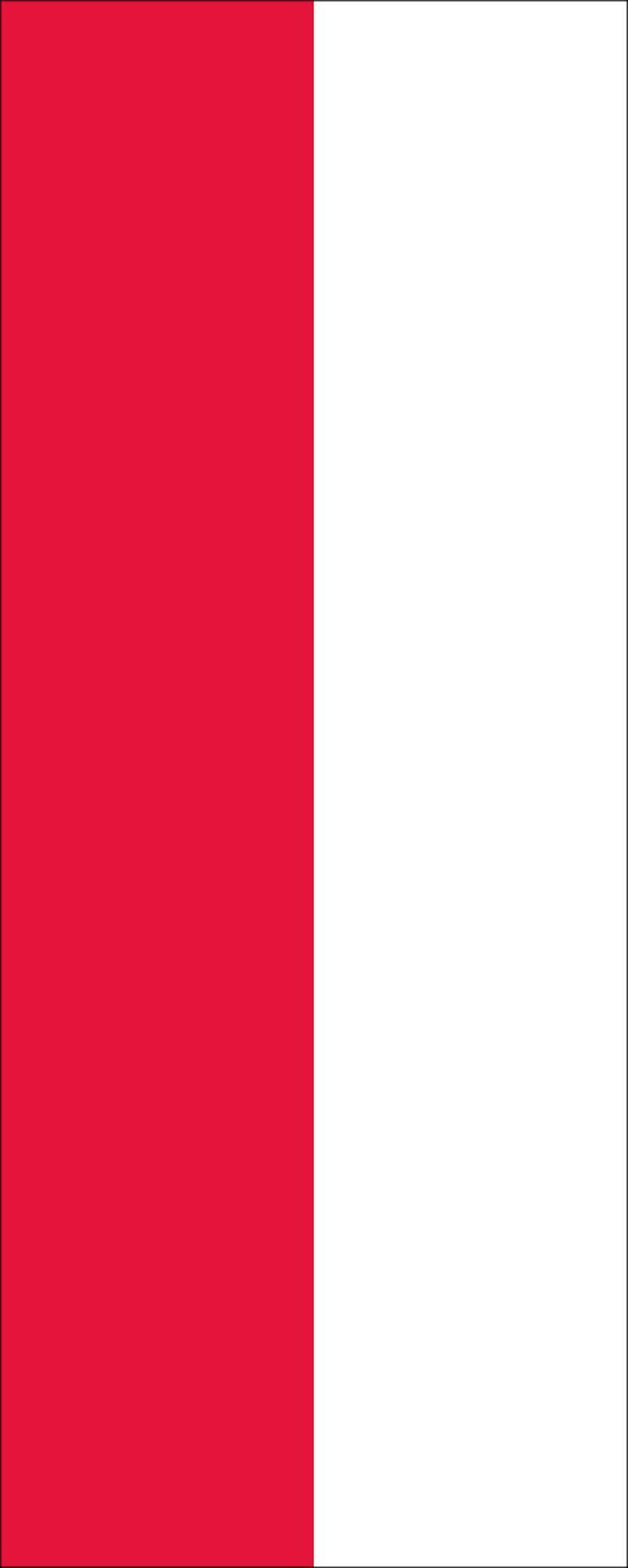 flaggenmeer Flagge Flagge Monaco 110 g/m² Hochformat