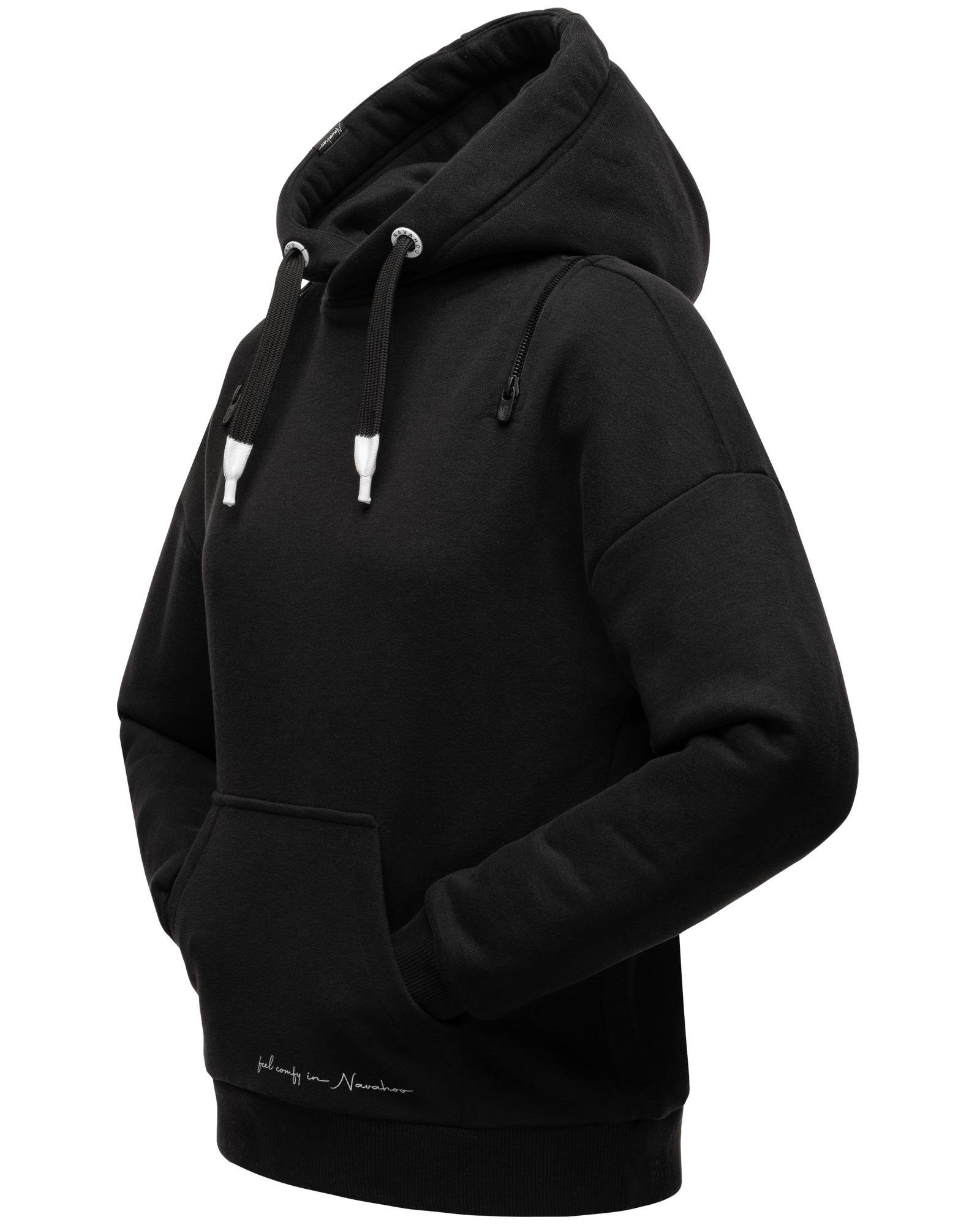 Navahoo Kapuzensweatshirt Zuckerbärchen Kuscheliger Hoodie mit breiten Tunnelzugkordeln
