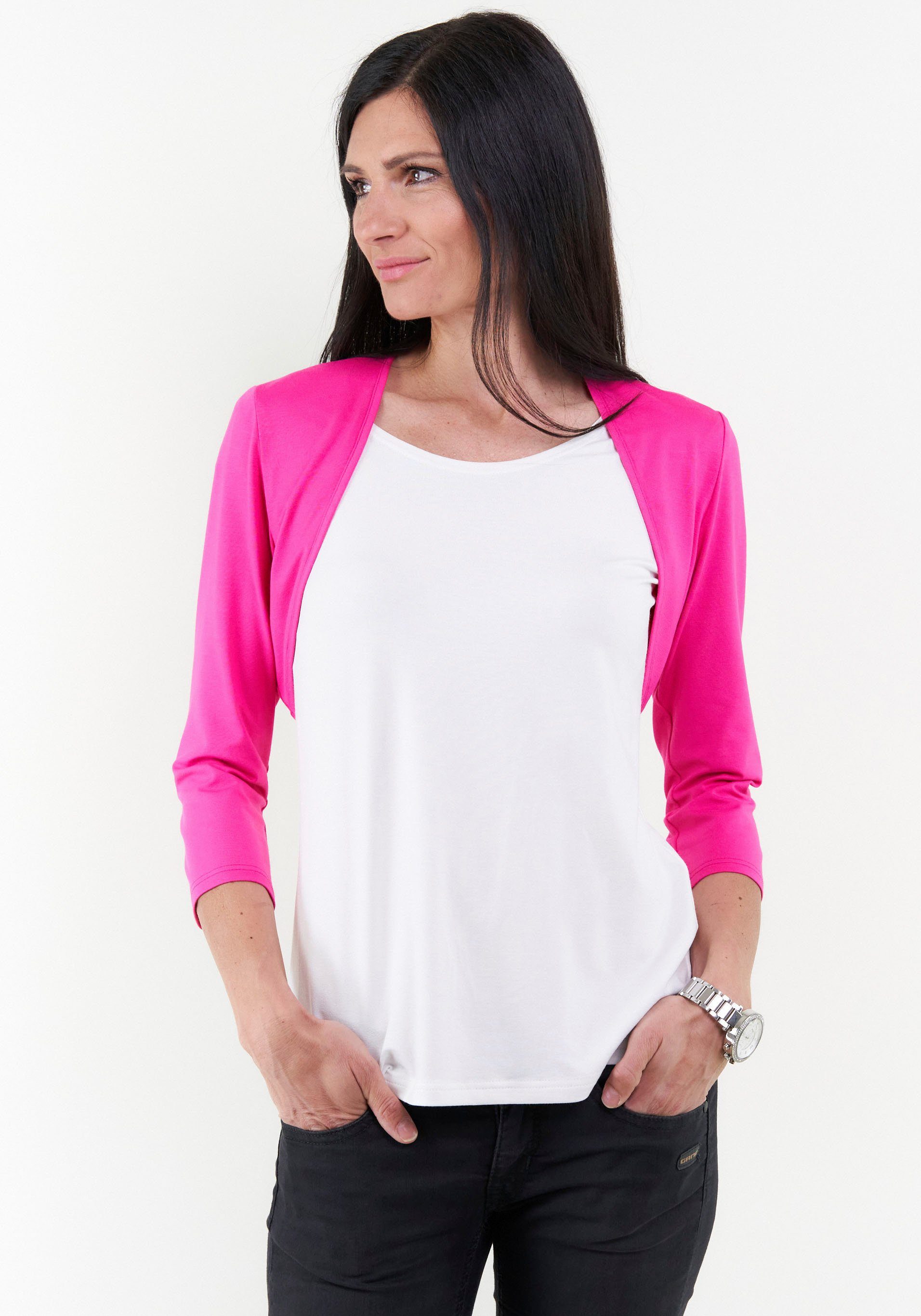 Seidel Moden Shirtjacke mit 3/4 Ärmeln, günstig online kaufen