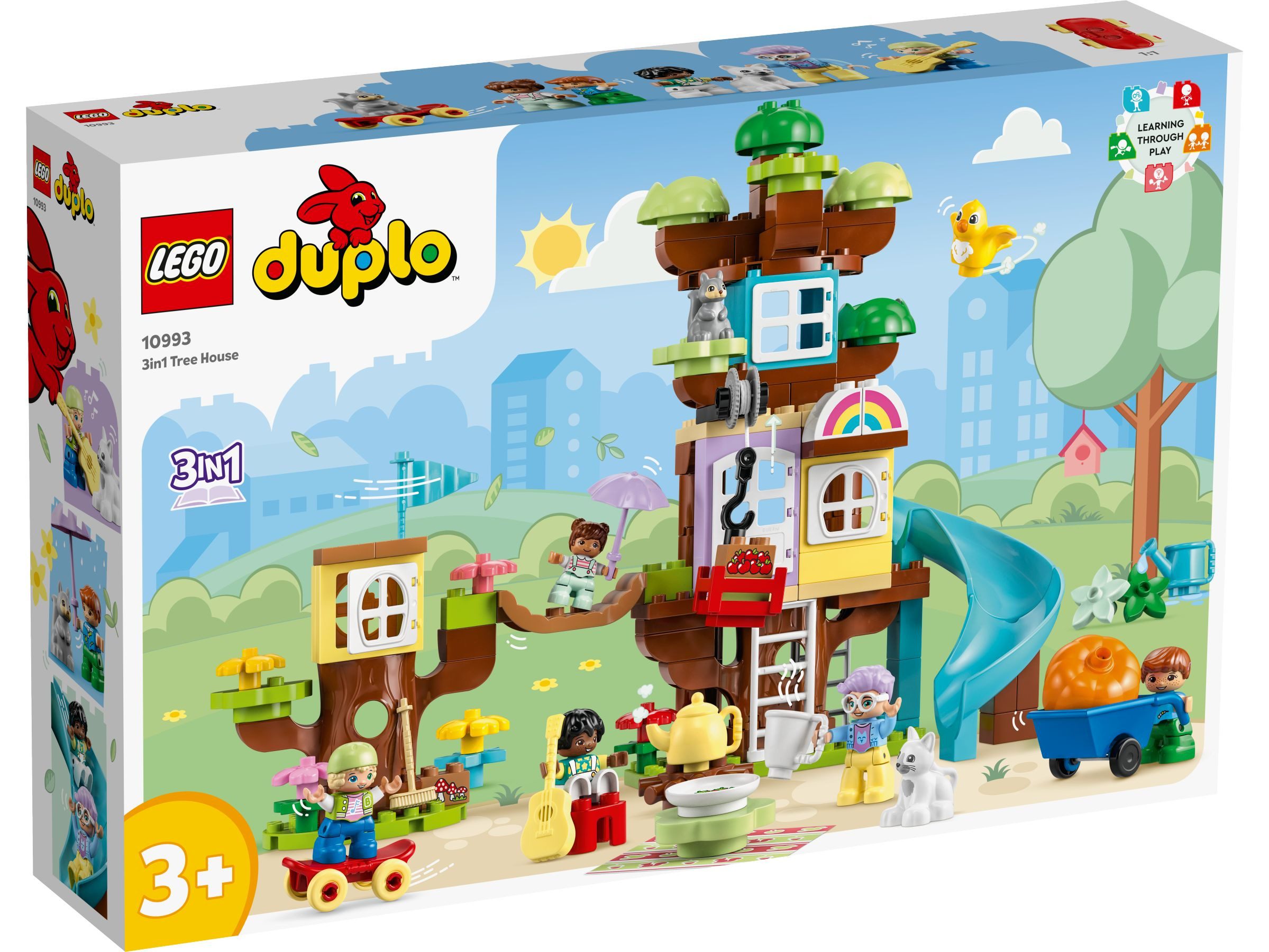 LEGO® LEGO® DUPLO® 10993 3-in-1-Baumhaus Konstruktionsspielsteine, (126 St)