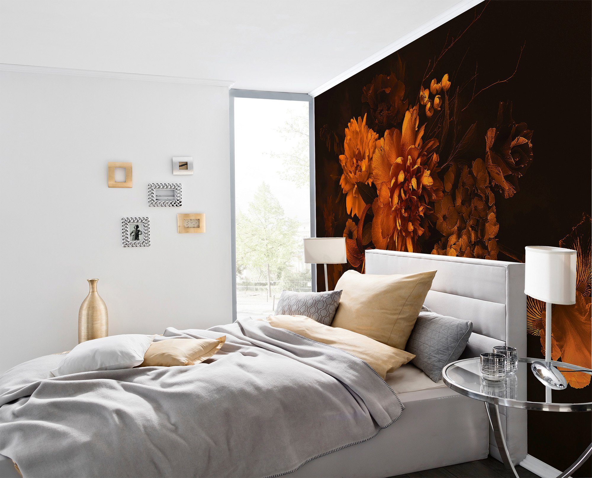 walls Vlies, Wand, Blossom glatt, Variety Designwalls living Decke Schräge, Fototapete 2, St), (5