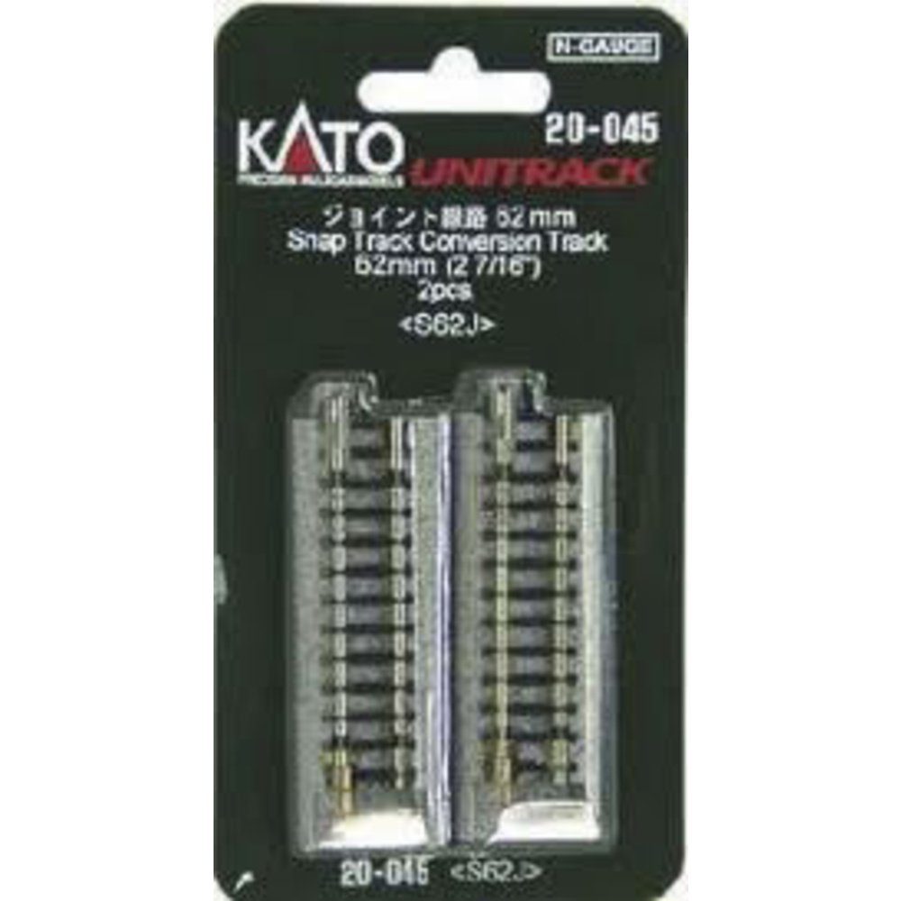 Gleise-Set 7078012 7078012 N Kato Unitrack Übergangsgleis 62 mm 2 St.