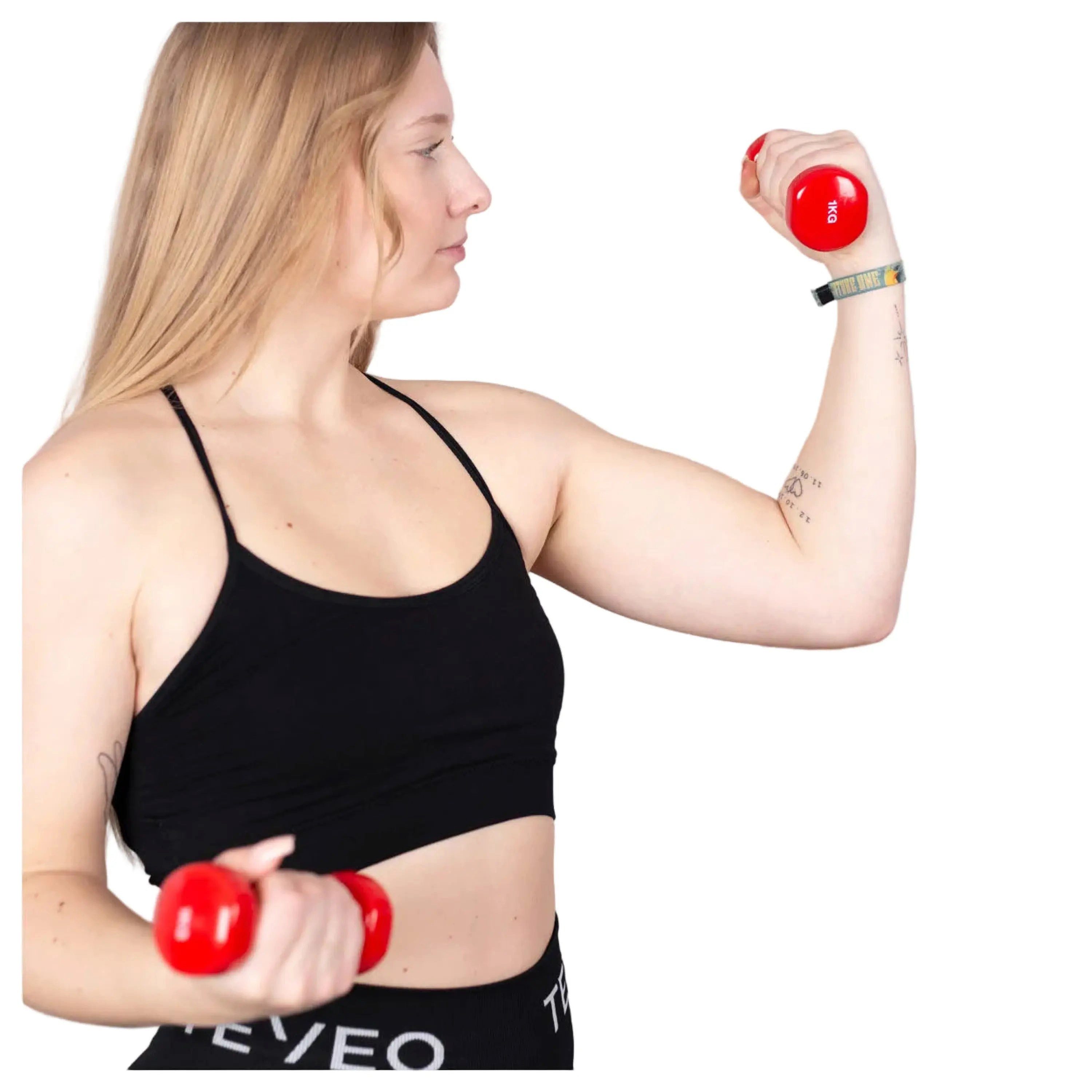 Sport-Knight® Gymnastikhantel Gymnastikhanteln, 1 Paar Kurzhantel Gewichtsstufen 0,5-5 Kg