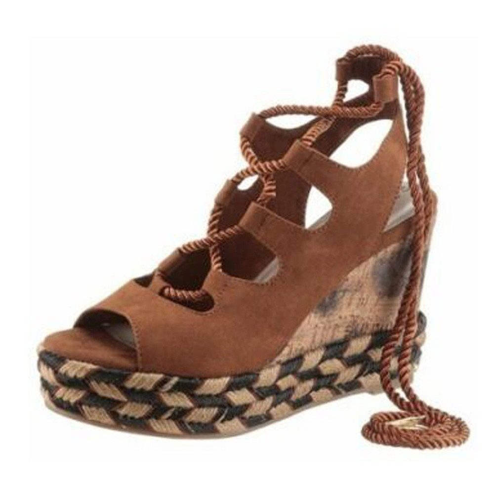 Tamaris Keilsandalen Sandale Braun günstig online kaufen