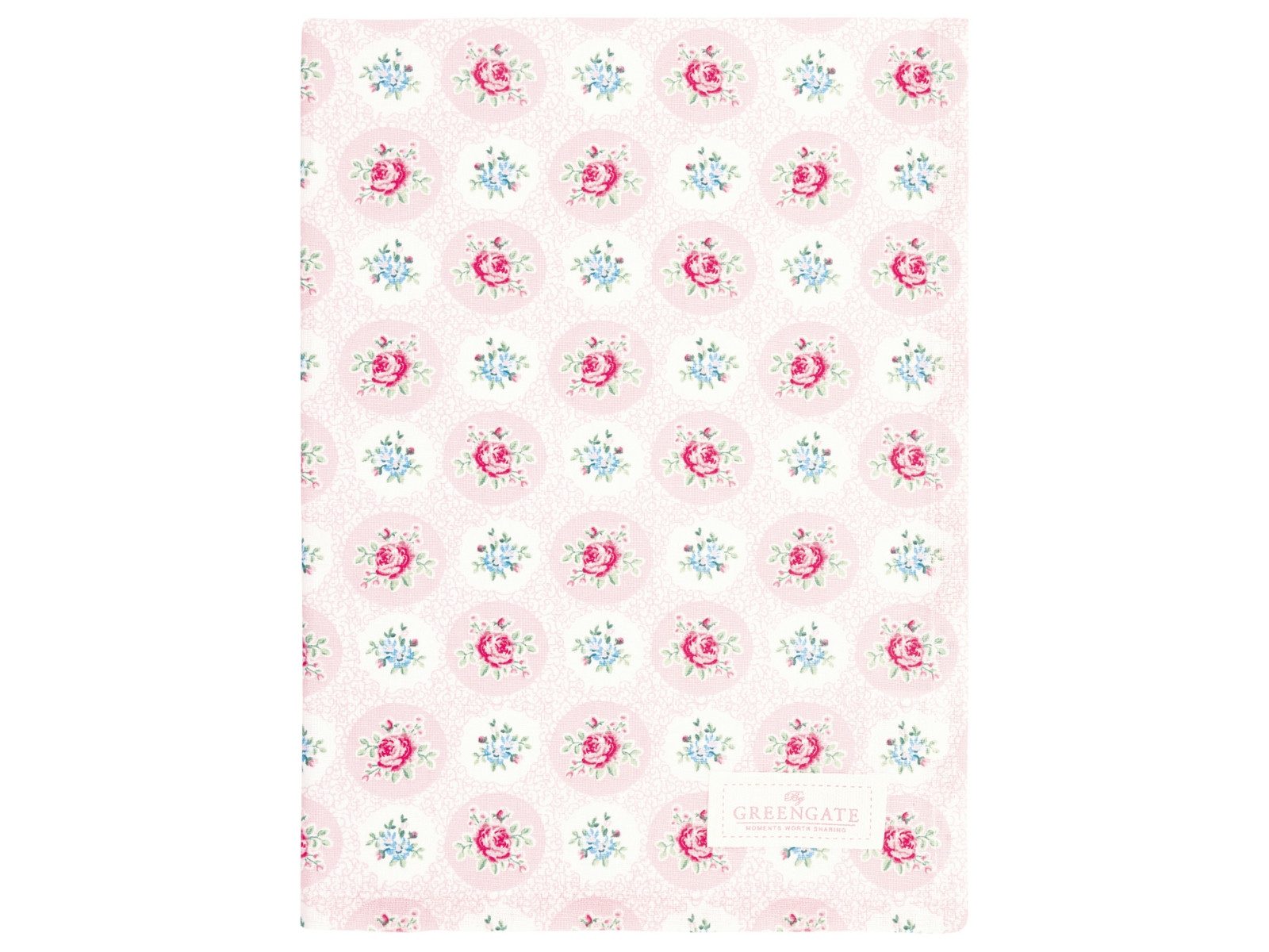 Greengate Geschirrtuch Elle Geschirrtuch pale pink 70x50cm